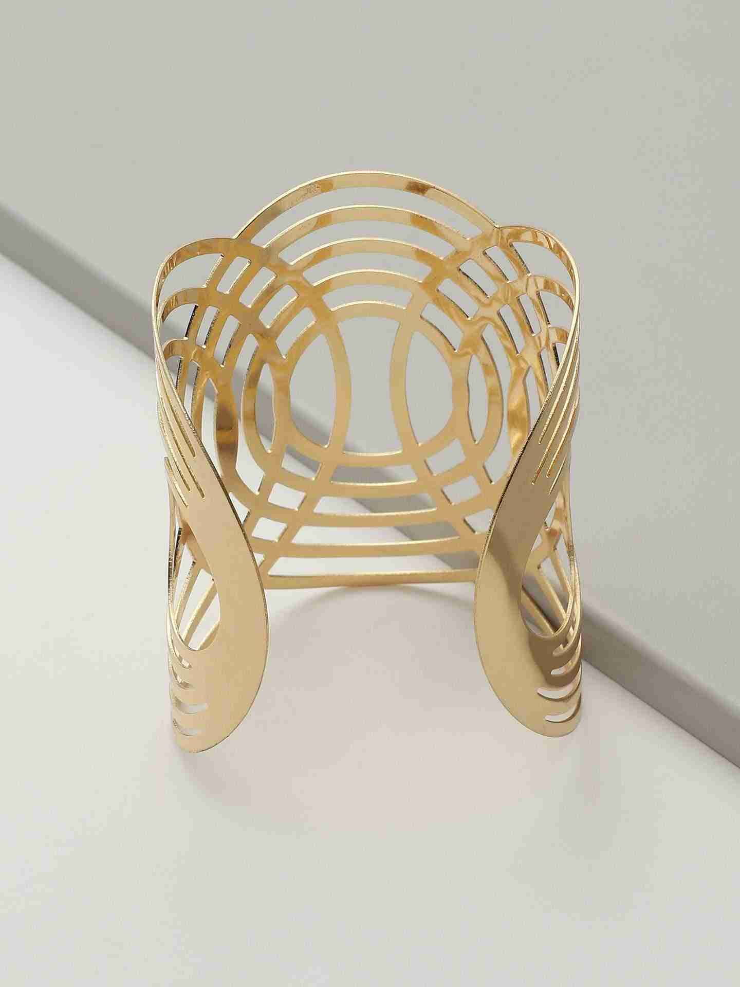Gold Bling Overlap Bracelet