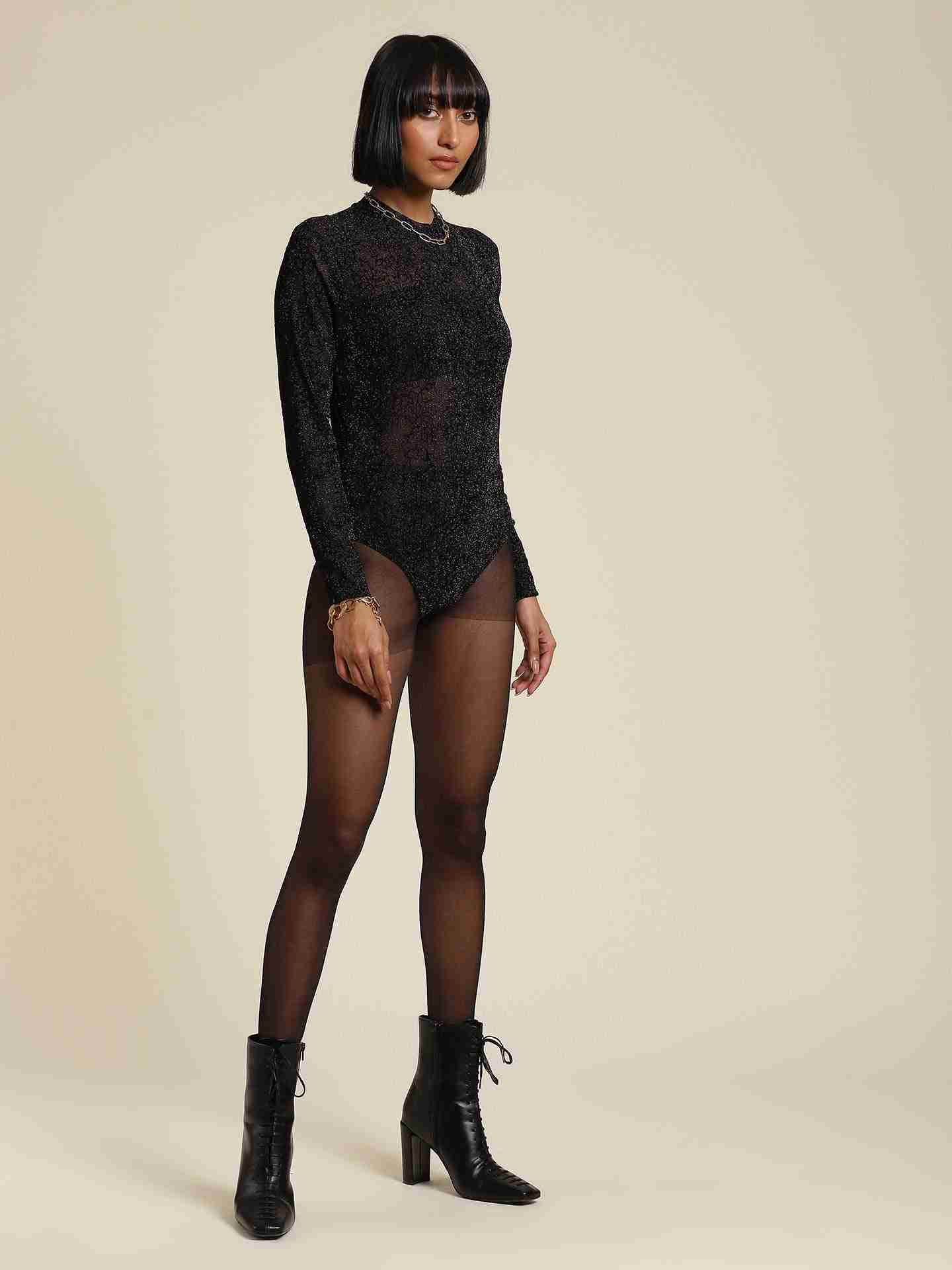 Black Antalya Bodysuit