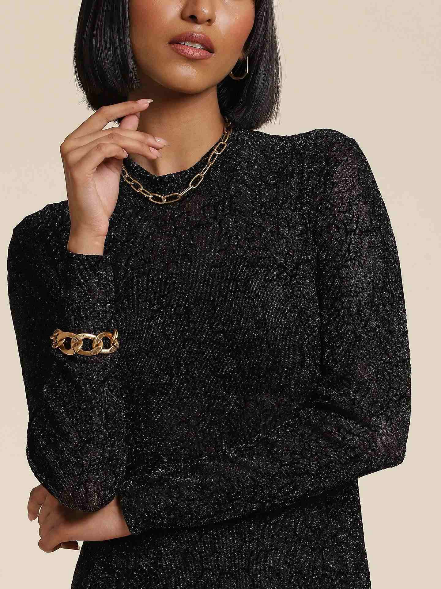 Black Antalya Bodysuit