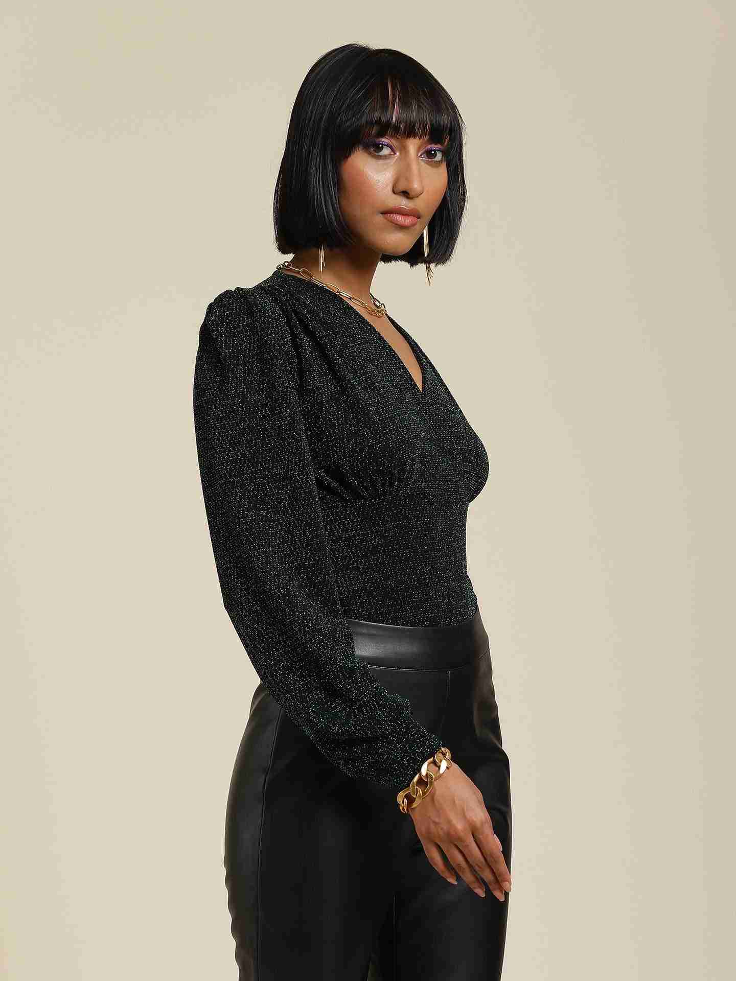 Emerald Lady Gaga Bodysuit