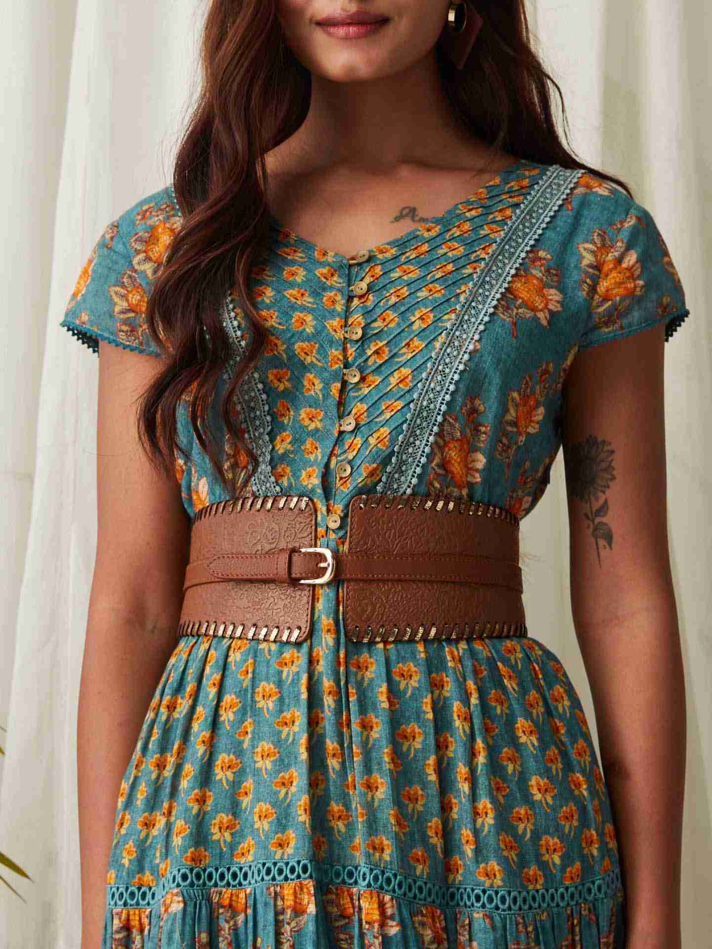 Tan Kate Corset Belt