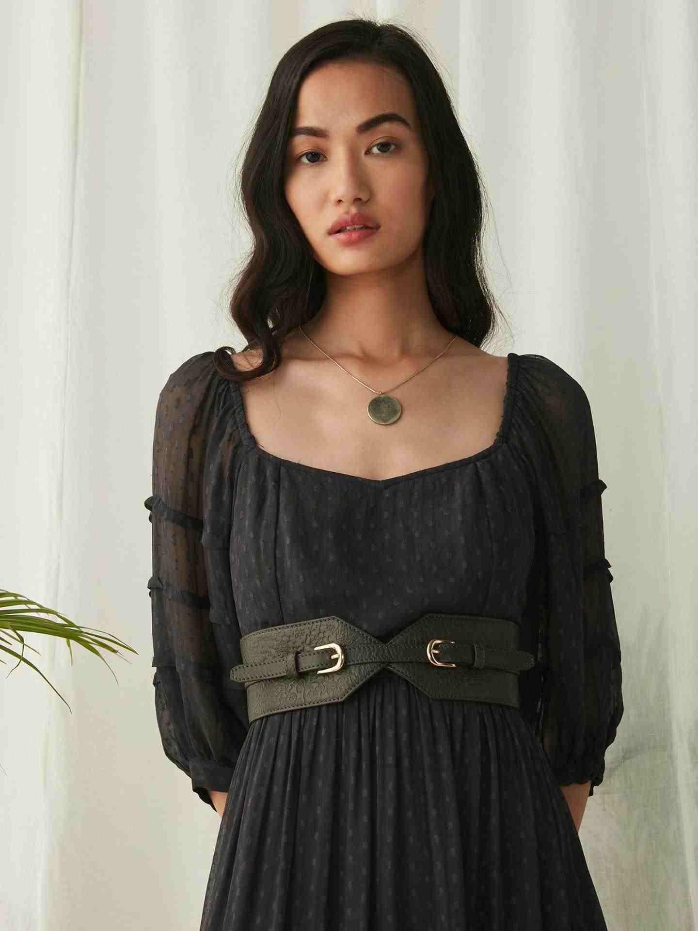 Grey Kylie Corset Belt