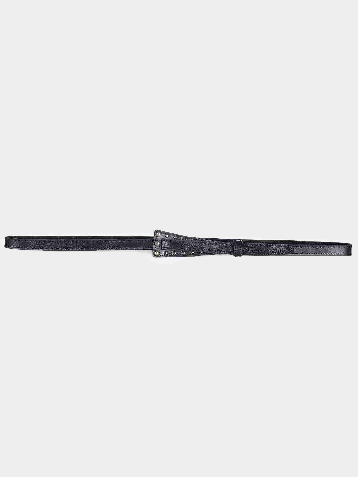 Black Sleek Waist Belt