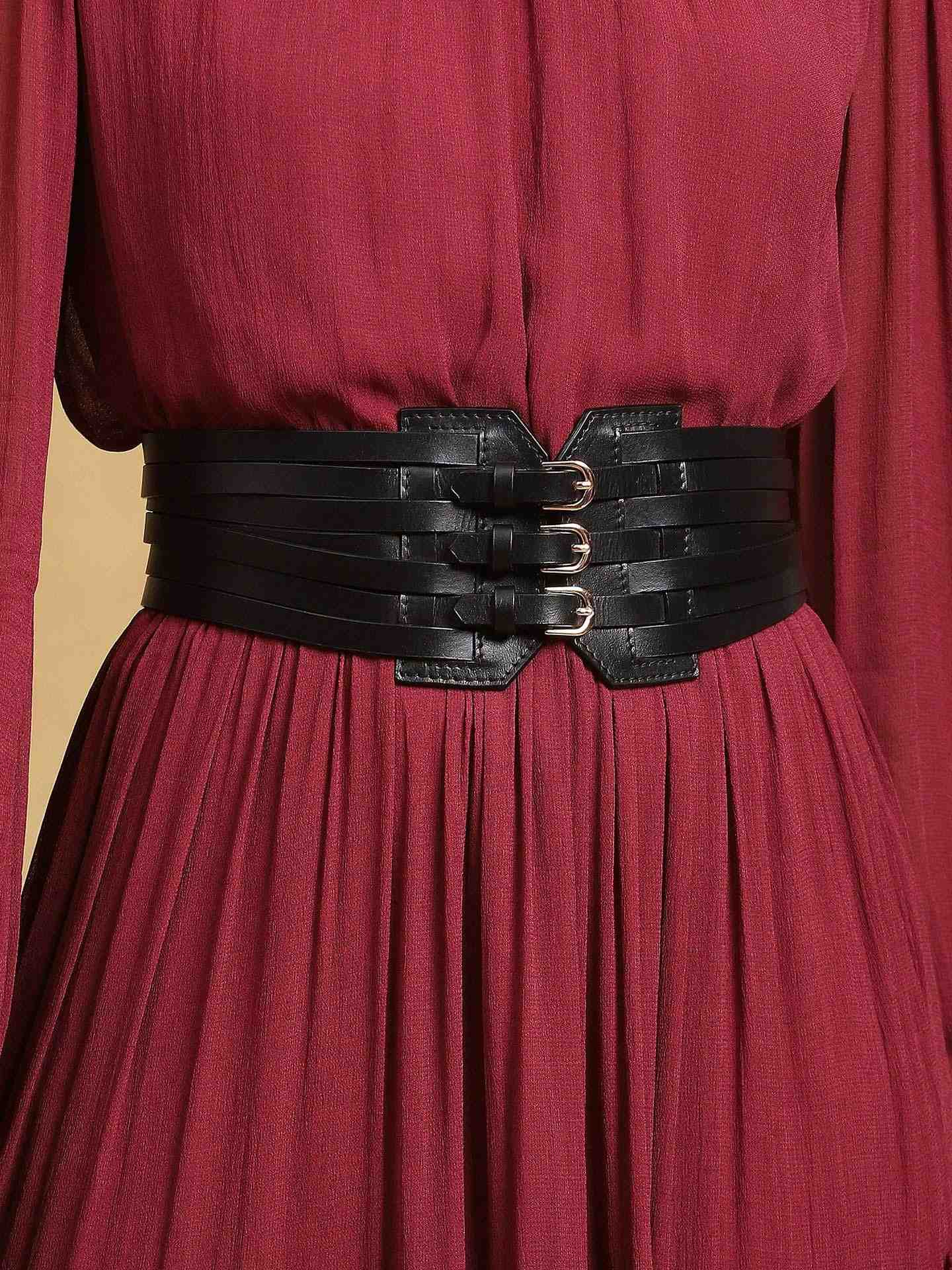 Black Marin Corset Belt
