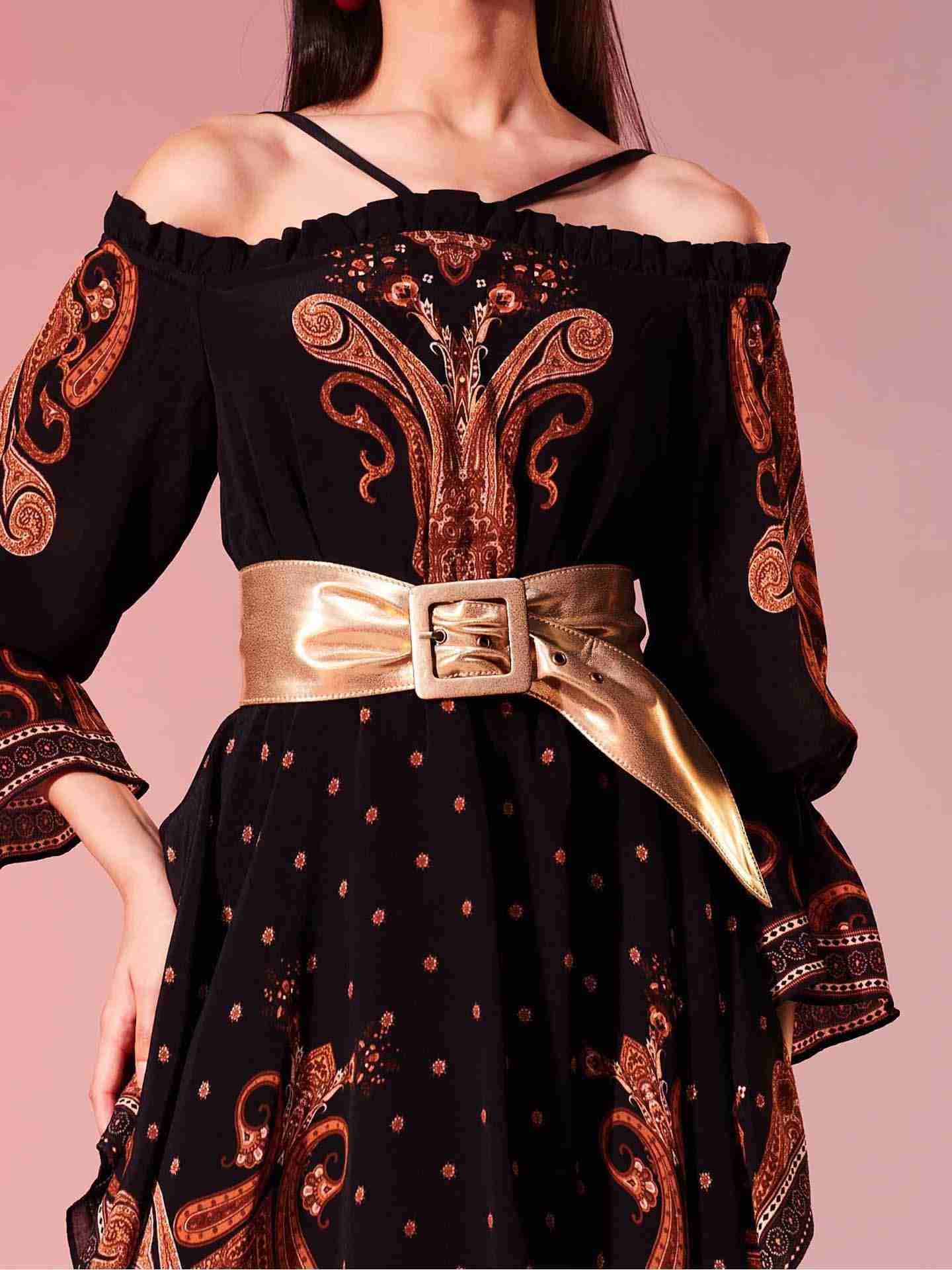 Gold Wink Corset Belt