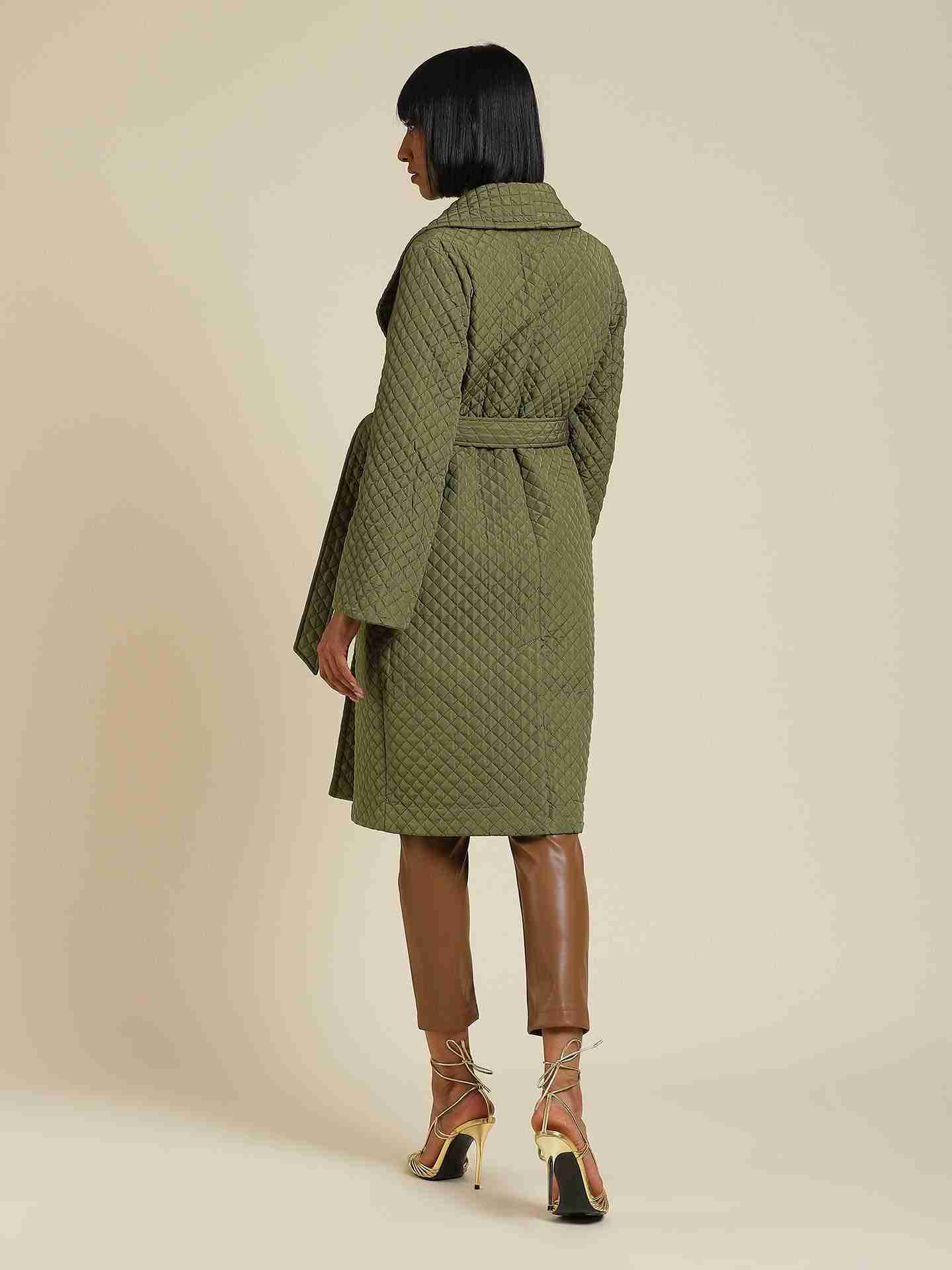 Olive Antalya Trench Coat