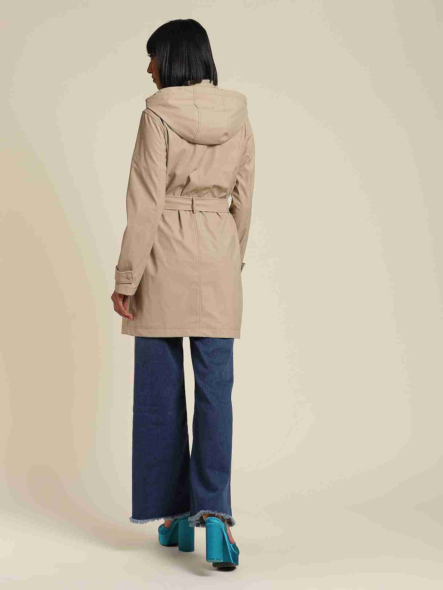 Beige Antalya Parka Coat