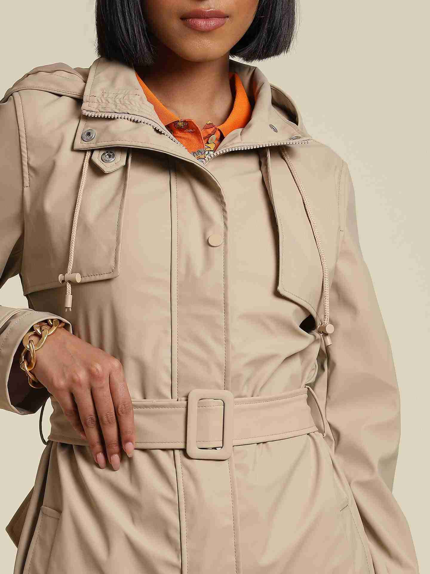Beige Antalya Parka Coat