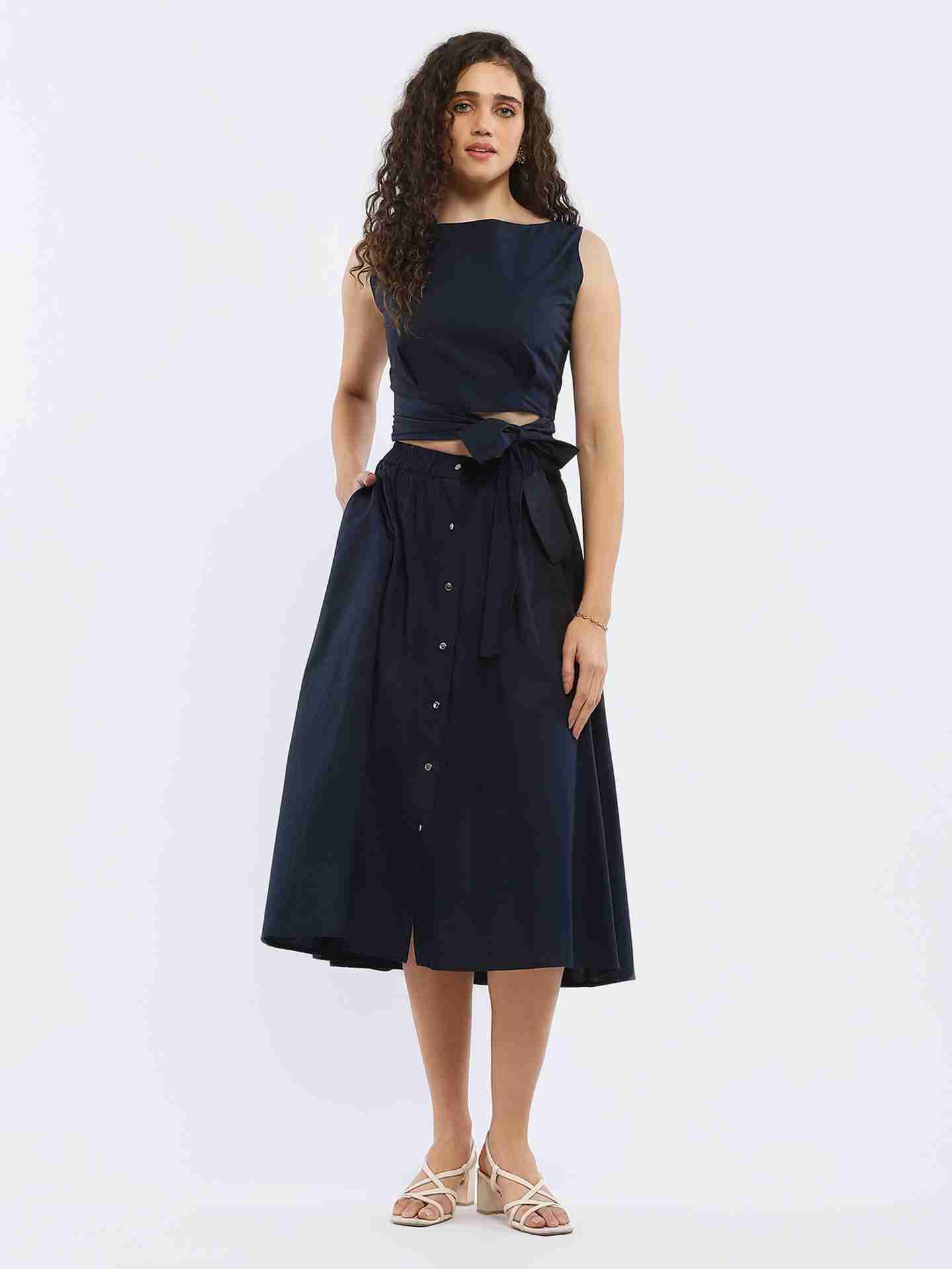 Navy Dorena Co-Ord Set