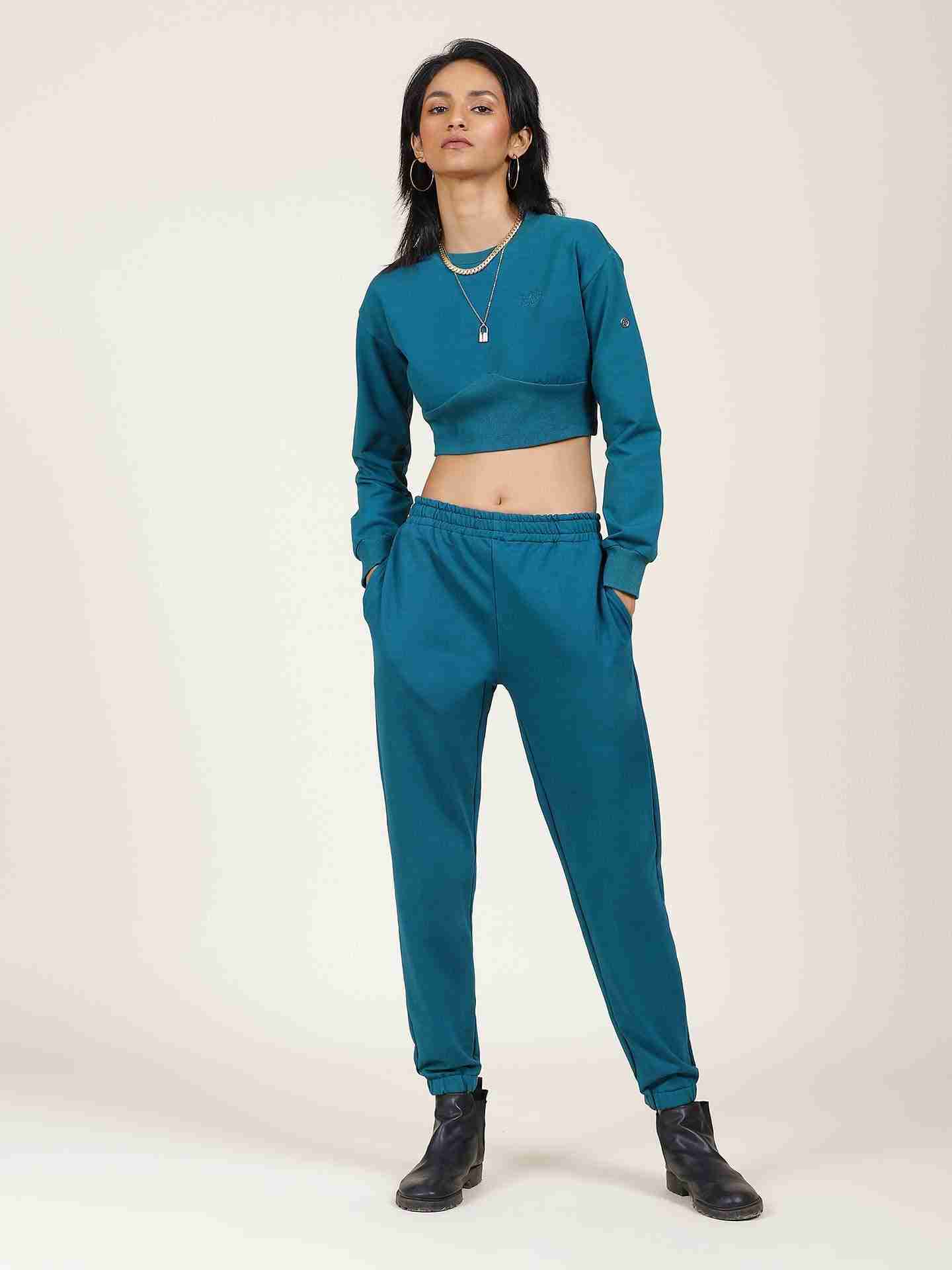 Teal Basics Athleisure Tracksuit