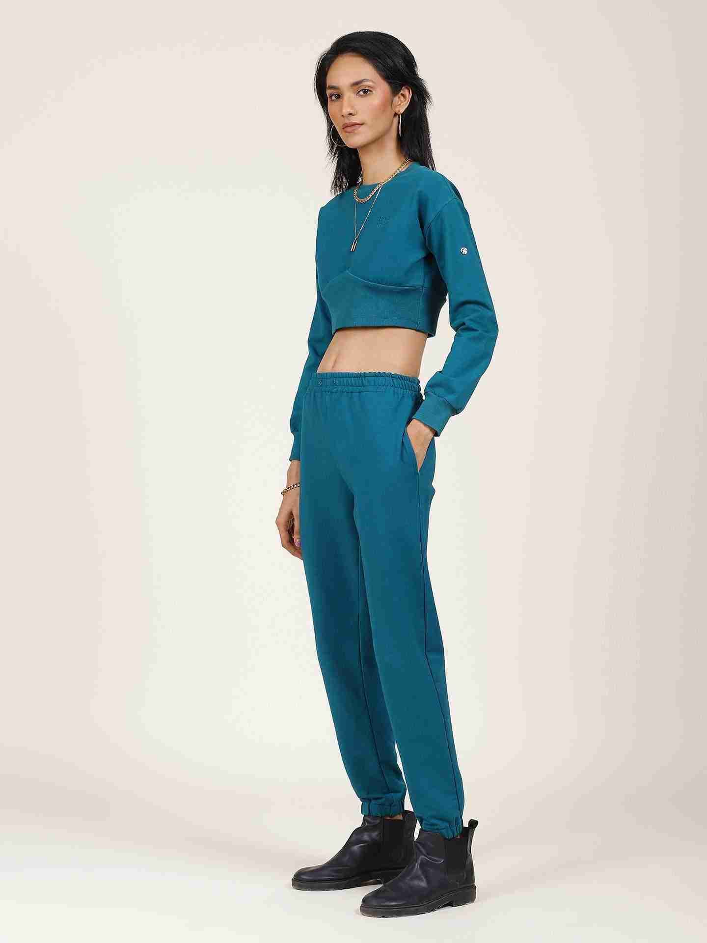 Teal Basics Athleisure Tracksuit