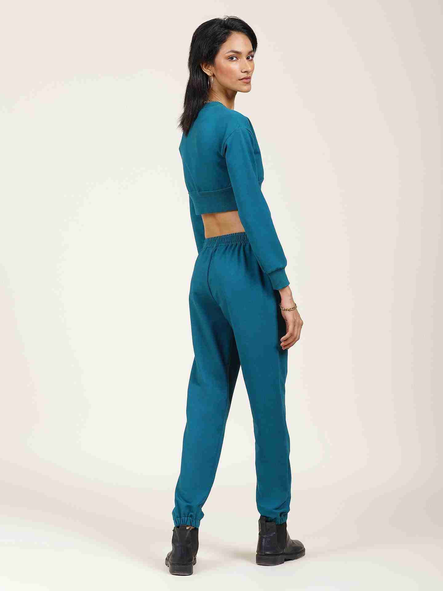 Teal Basics Athleisure Tracksuit