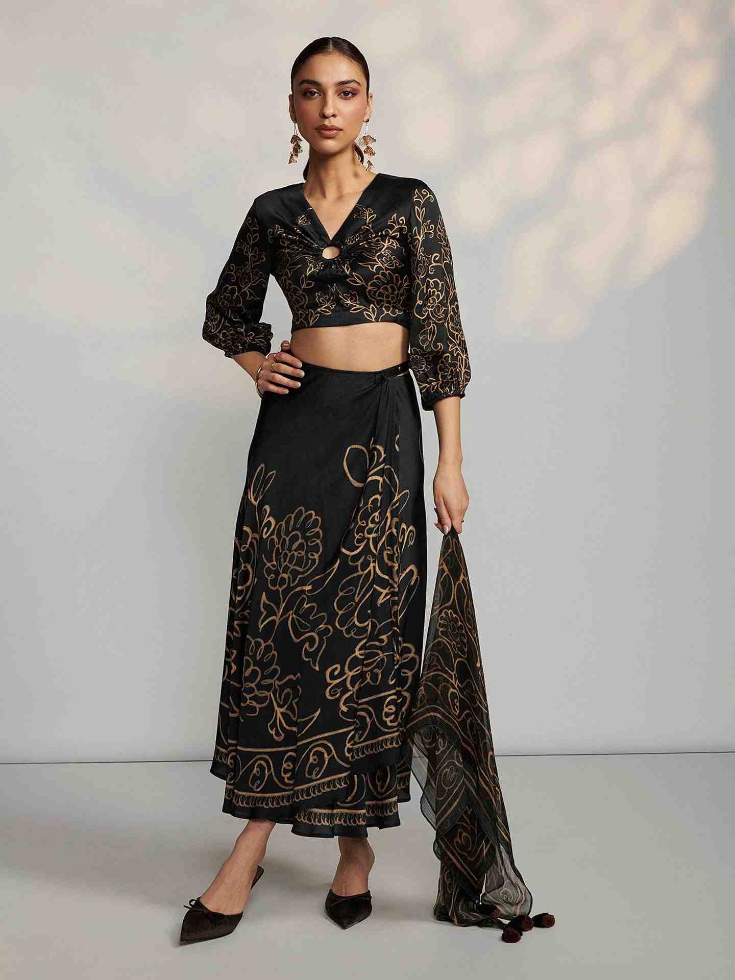 Black Marce Co-Ord Set