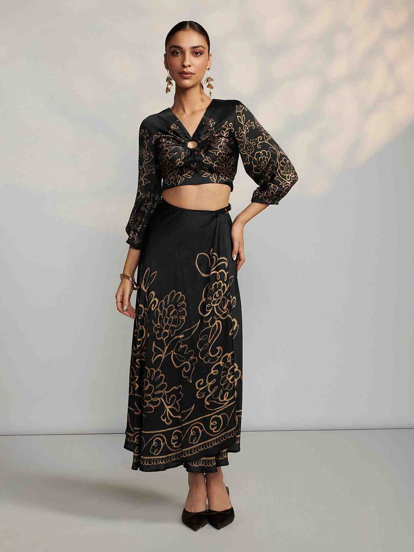 Black Marce Co-Ord Set