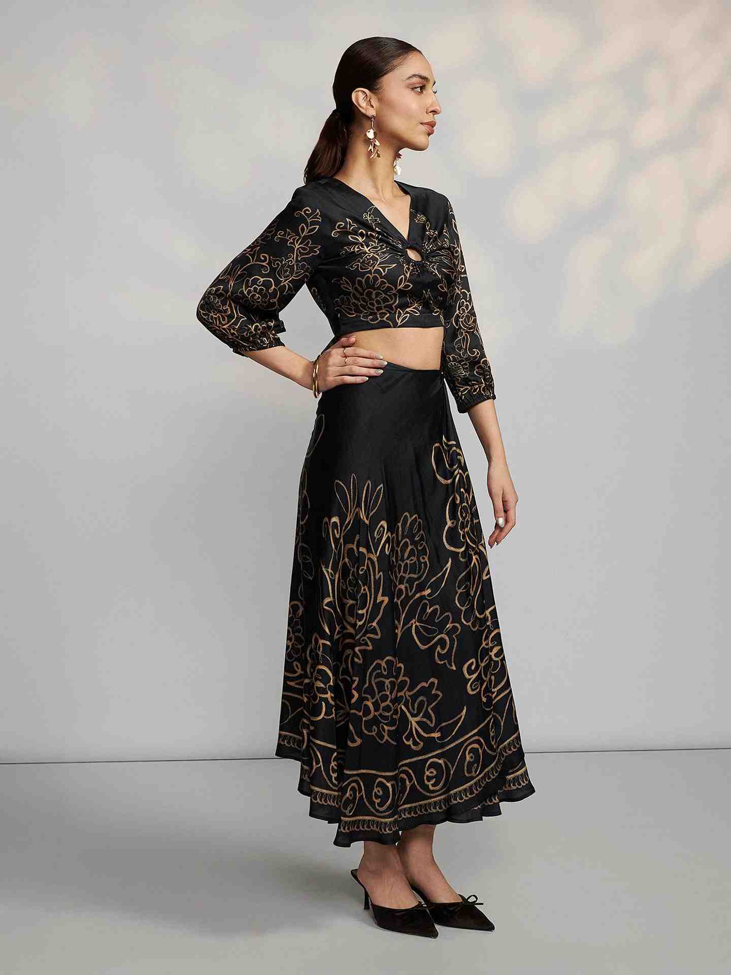 Black Marce Co-Ord Set