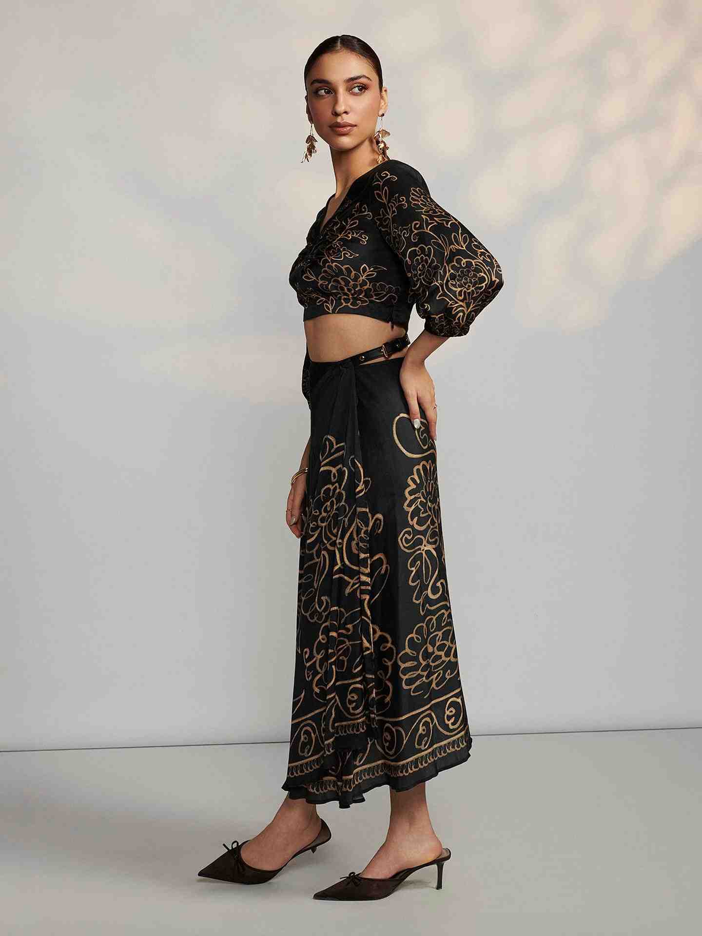 Black Marce Co-Ord Set