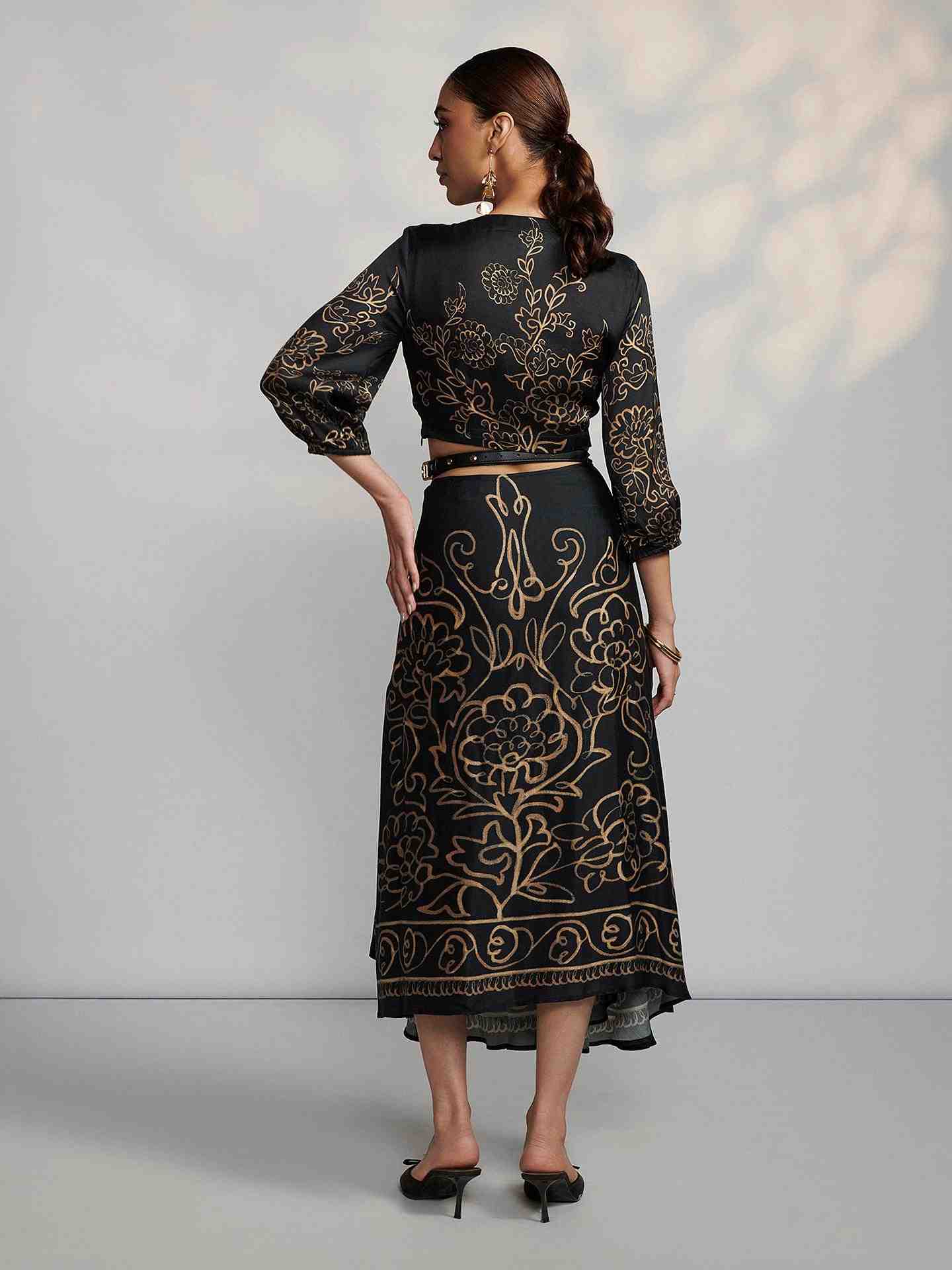 Black Marce Co-Ord Set
