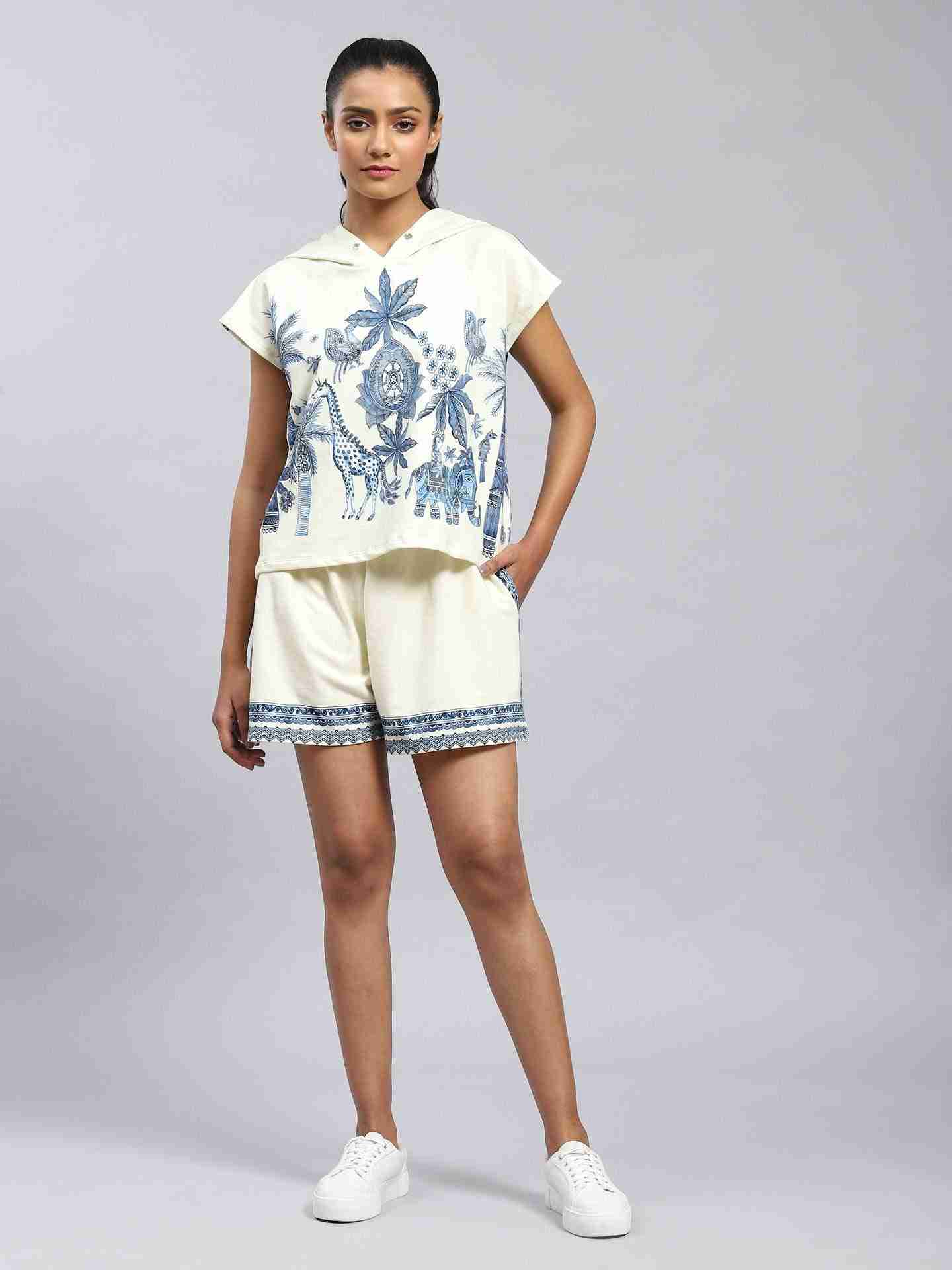 Ecru Toile De Juoy Activewear Co-Ord Set