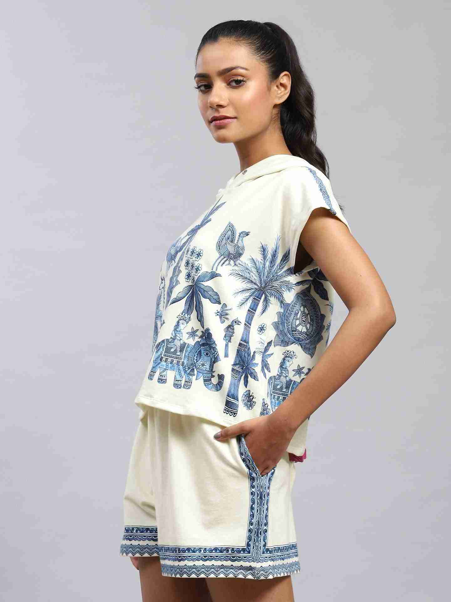 Ecru Toile De Juoy Activewear Co-Ord Set