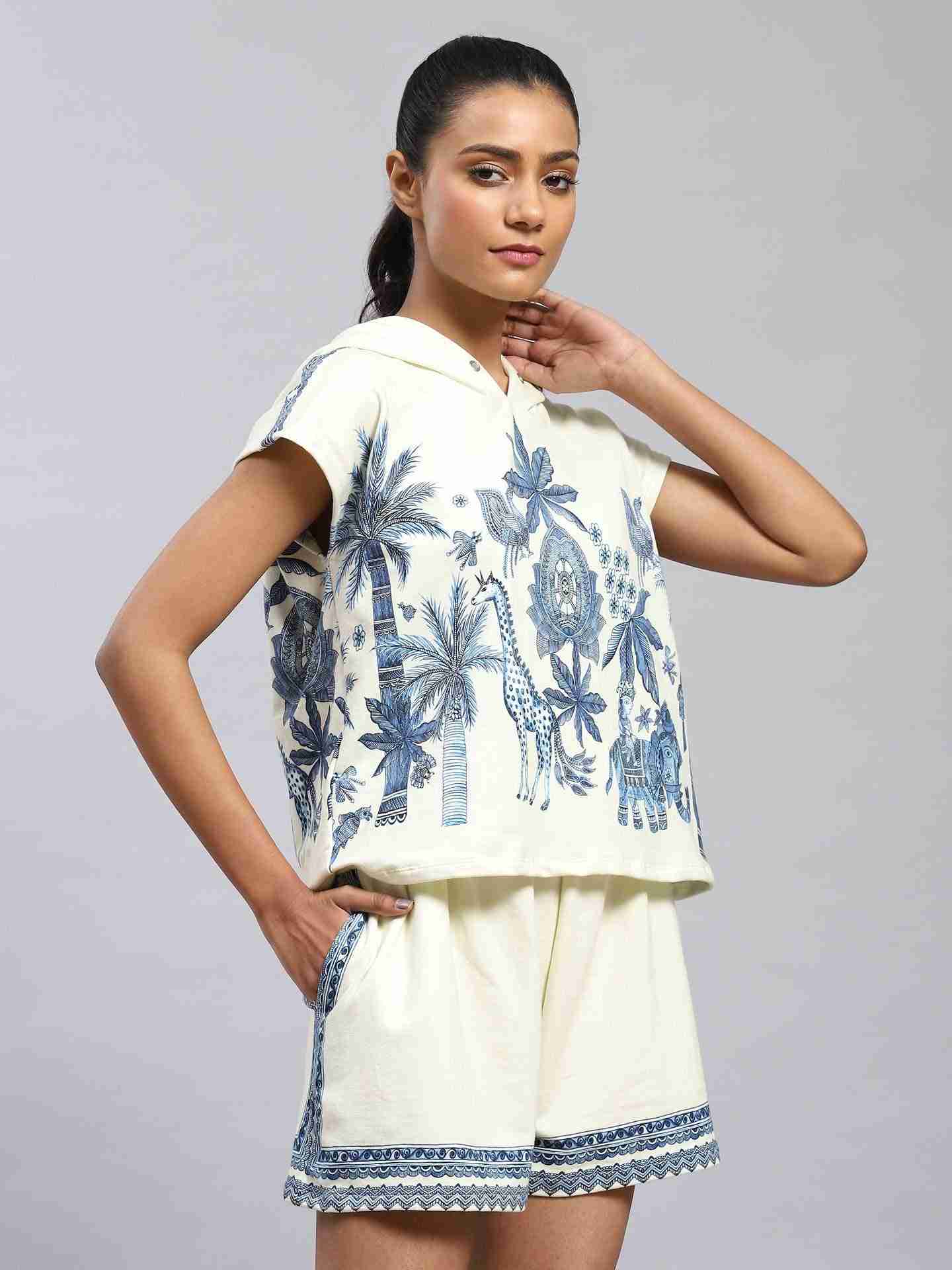 Ecru Toile De Juoy Activewear Co-Ord Set