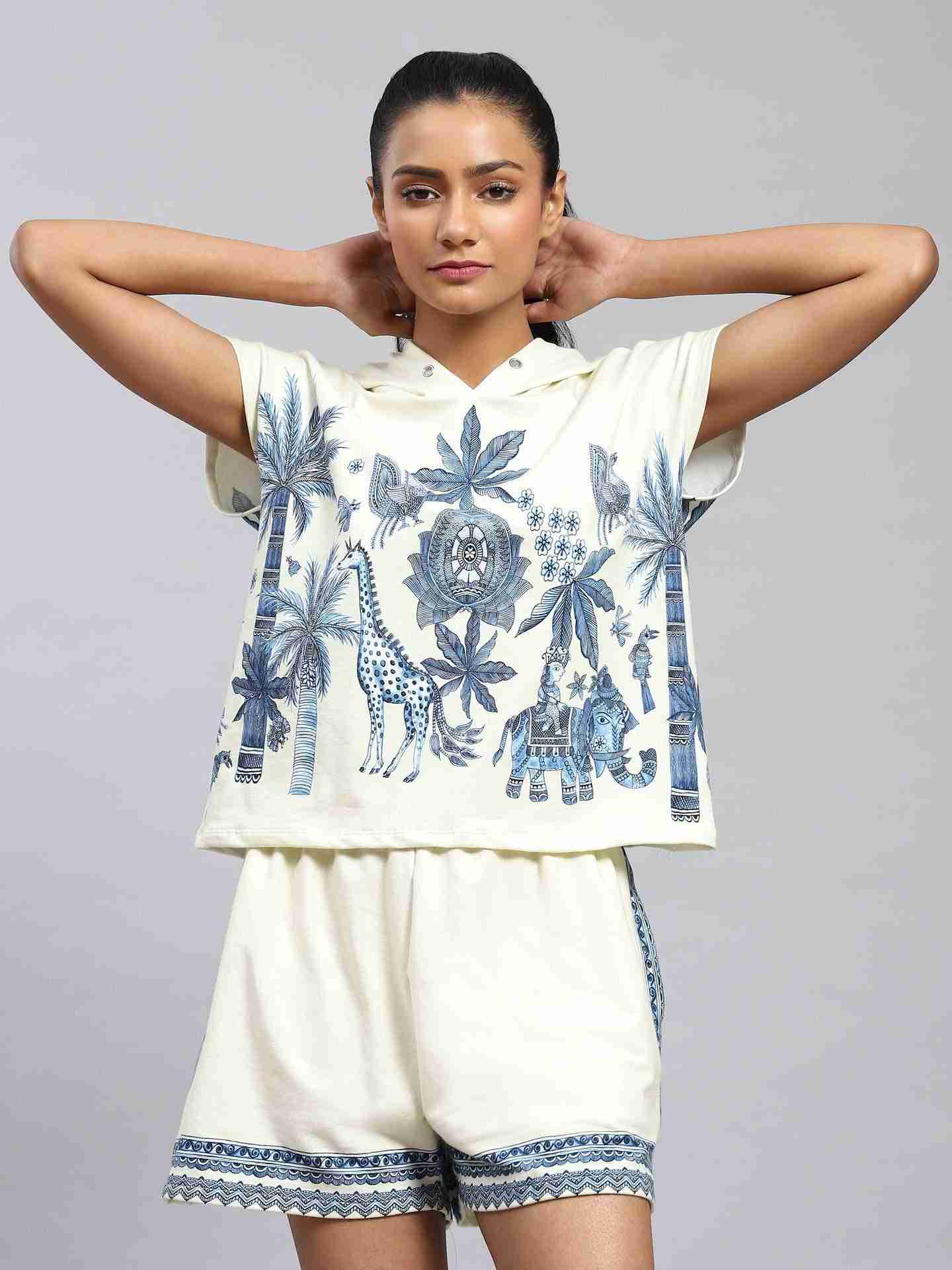 Ecru Toile De Juoy Activewear Co-Ord Set