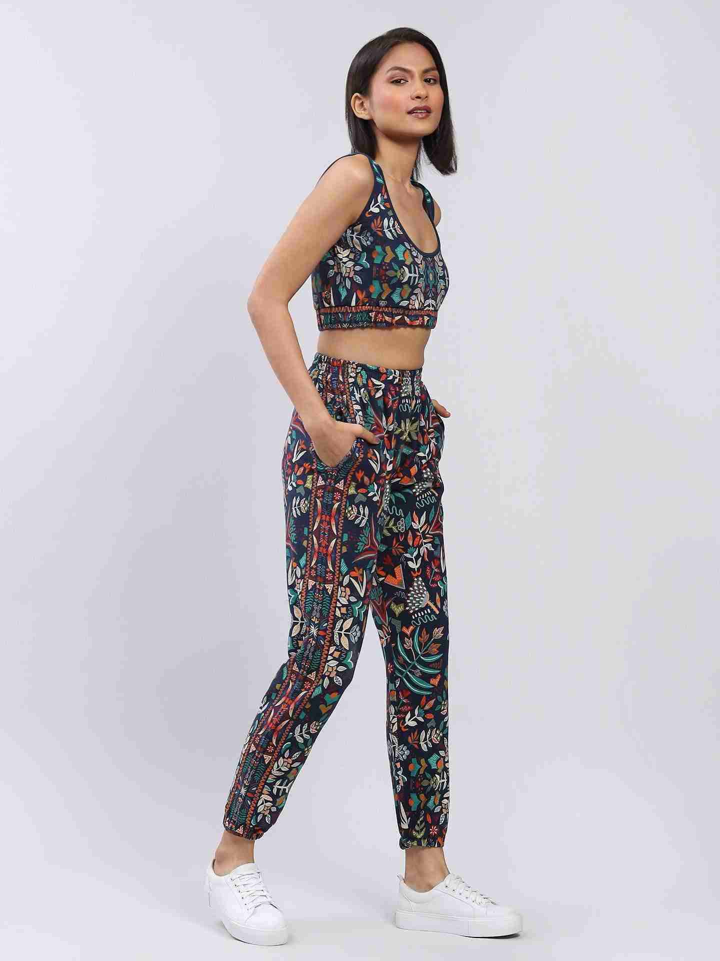 Navy Maeve Co-Ord Set