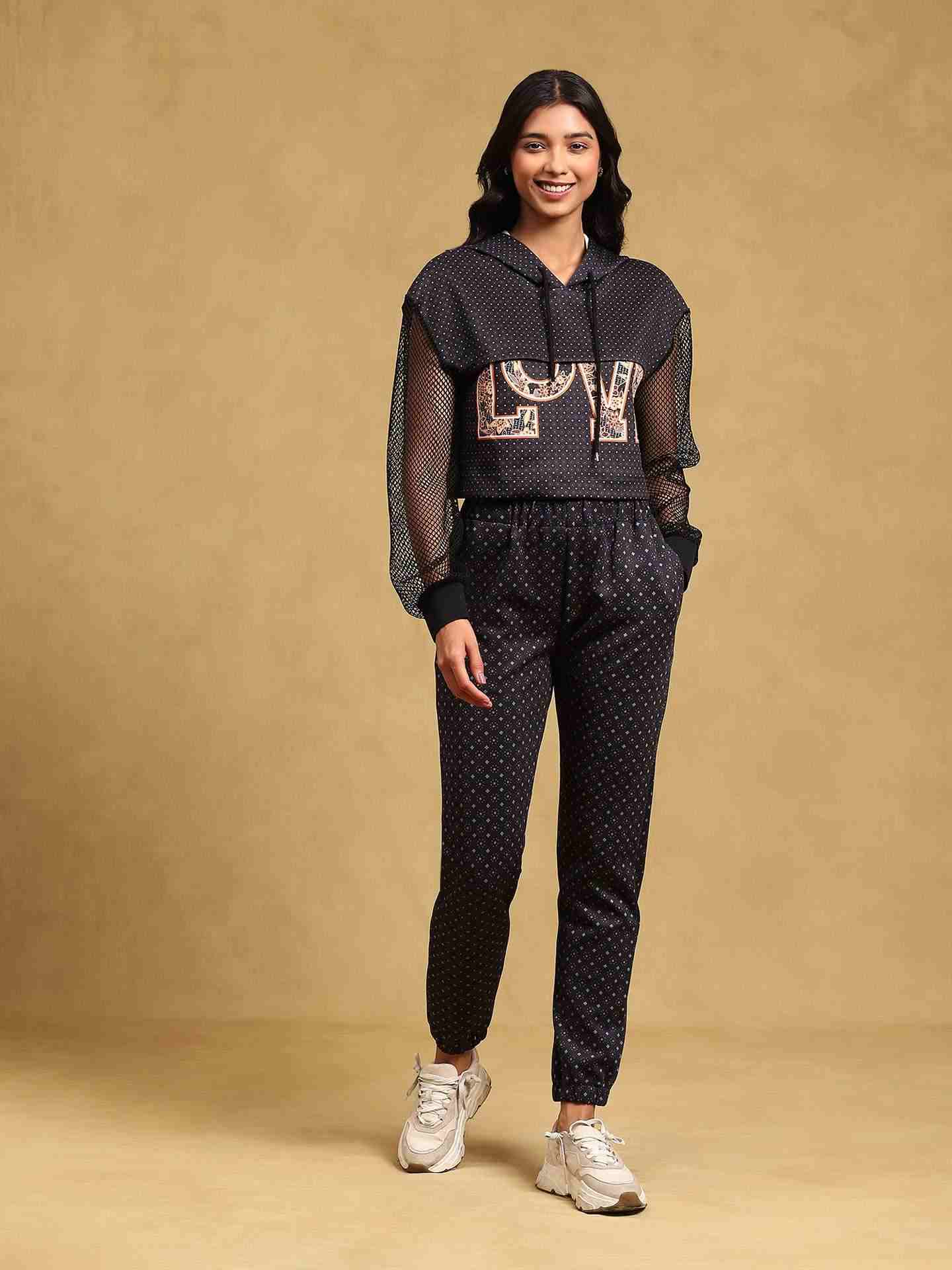 Black Ortisa Co-Ord Set