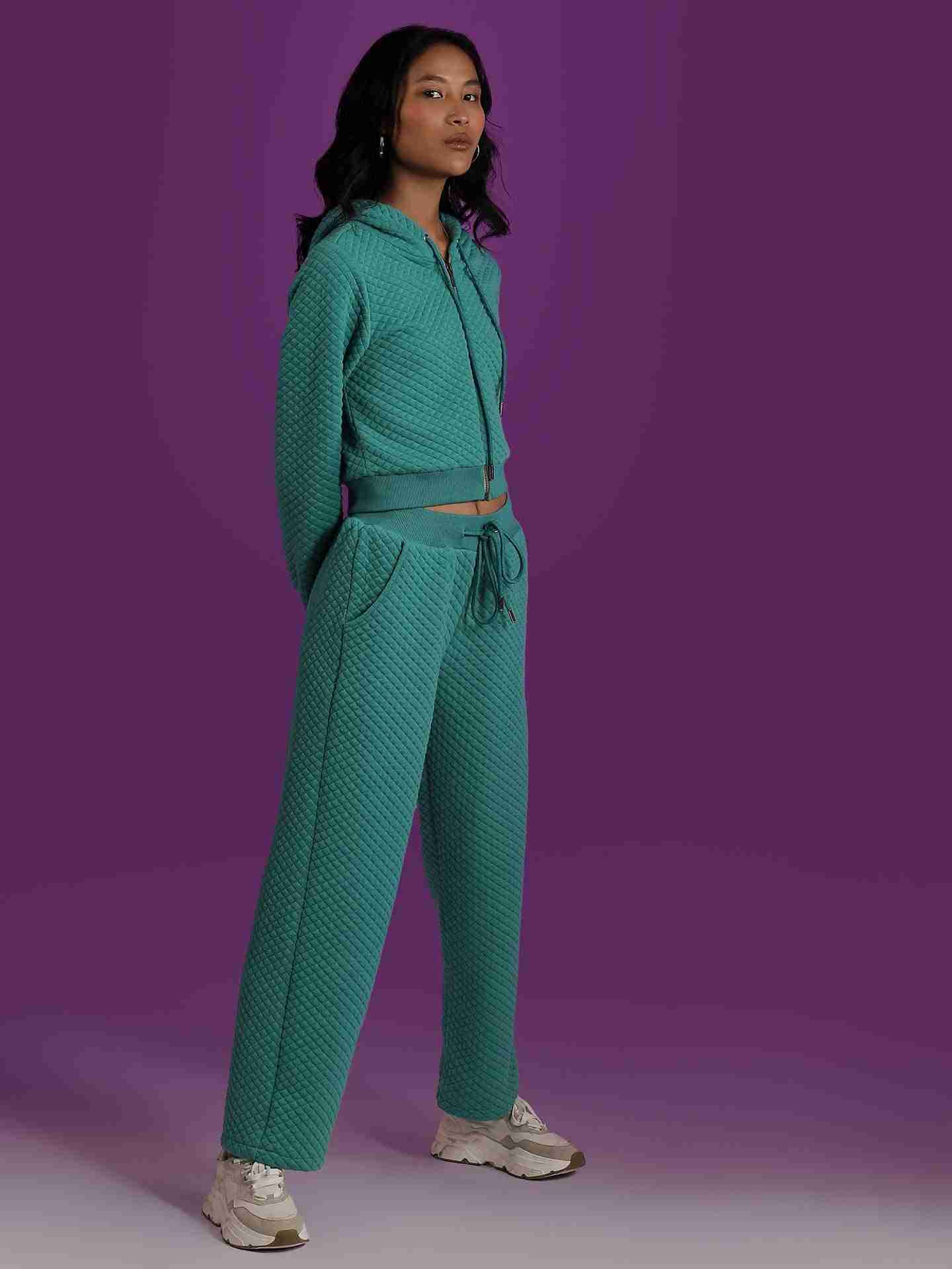 Teal Basics Athleisure Co-Ord Set