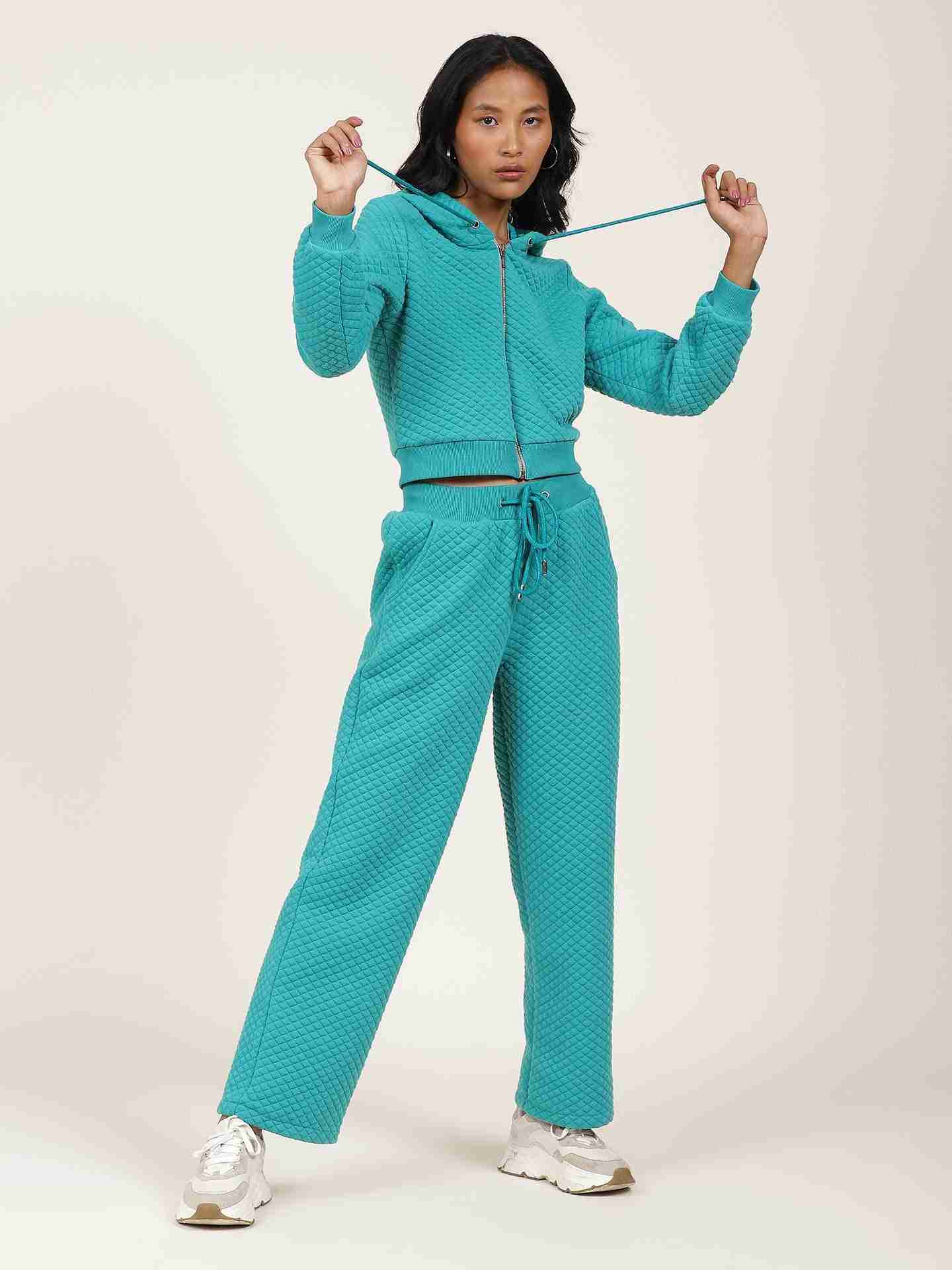 Teal Basics Athleisure Co-Ord Set