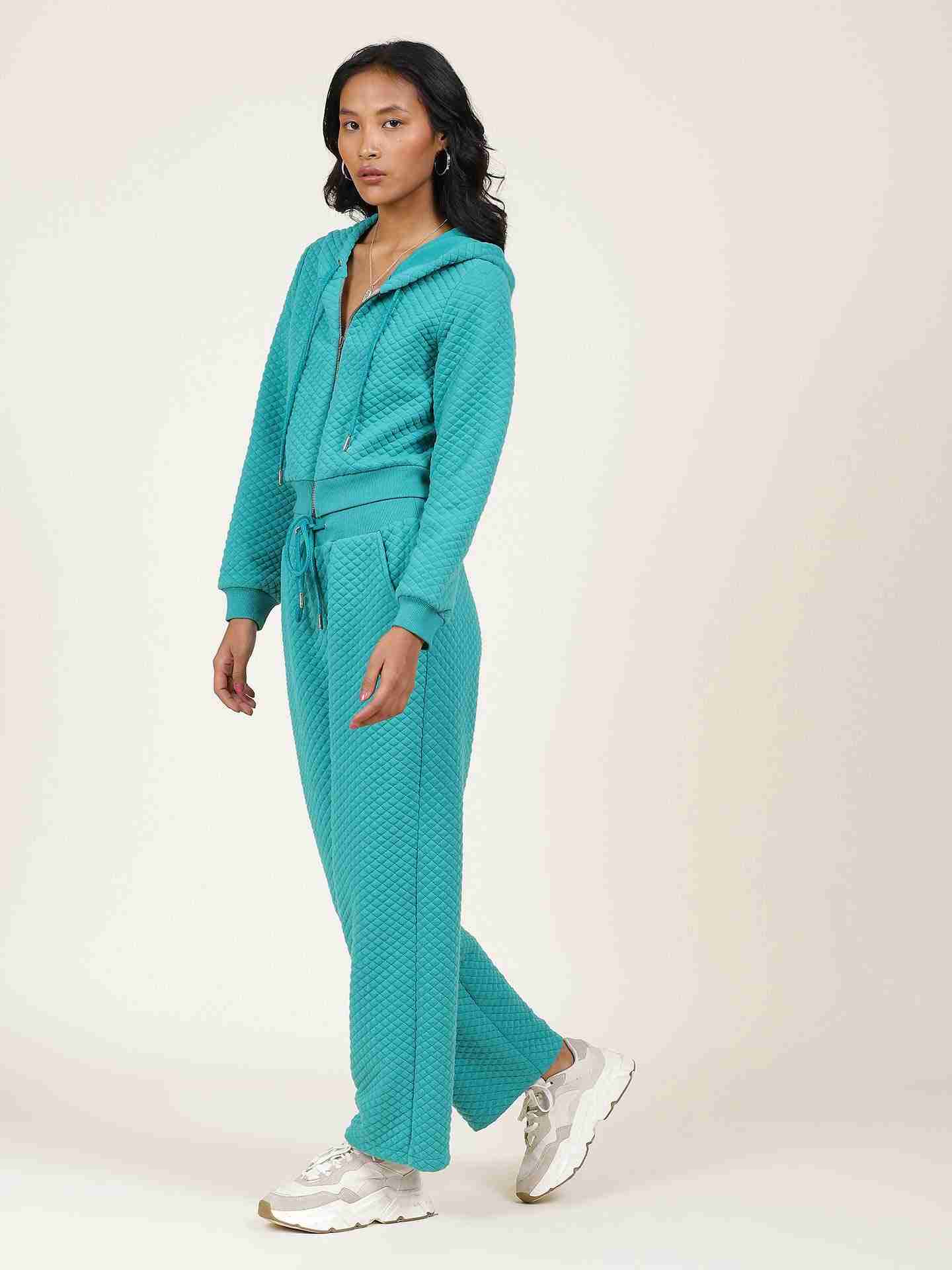 Teal Basics Athleisure Co-Ord Set