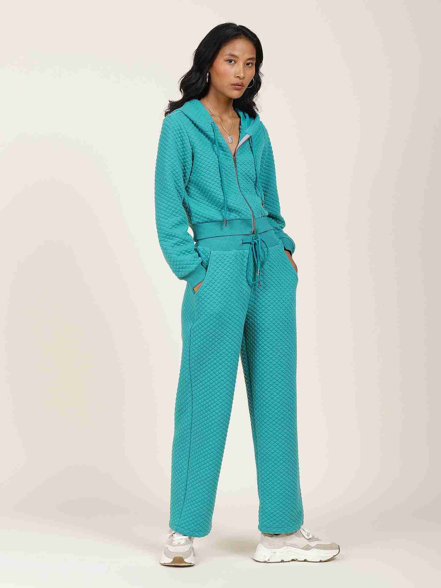 Teal Basics Athleisure Co-Ord Set