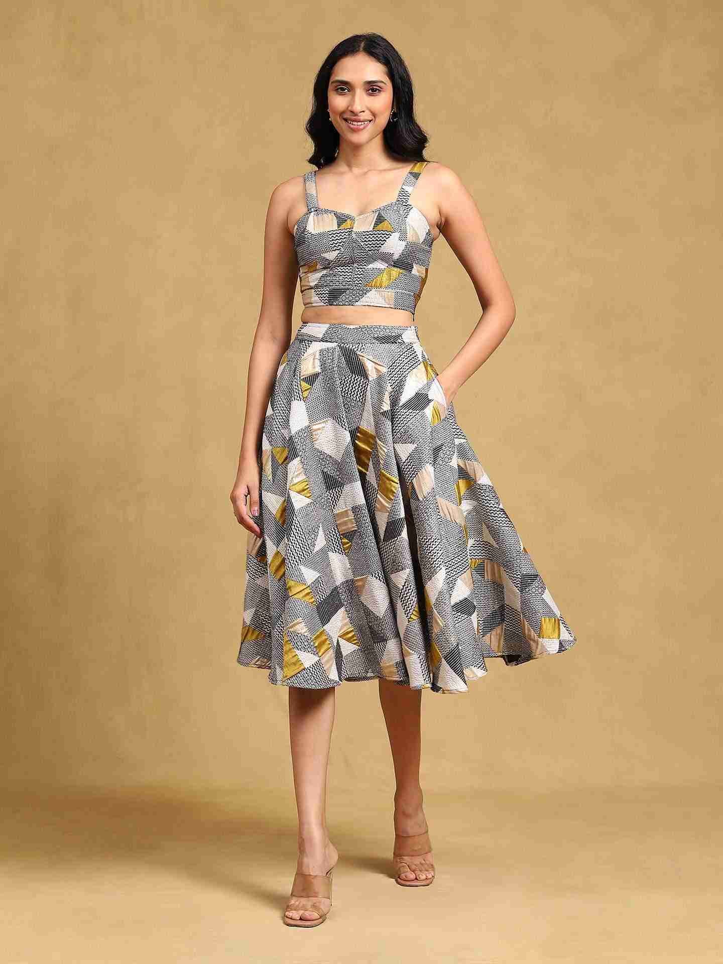 Silver Amber Co-Ord Set