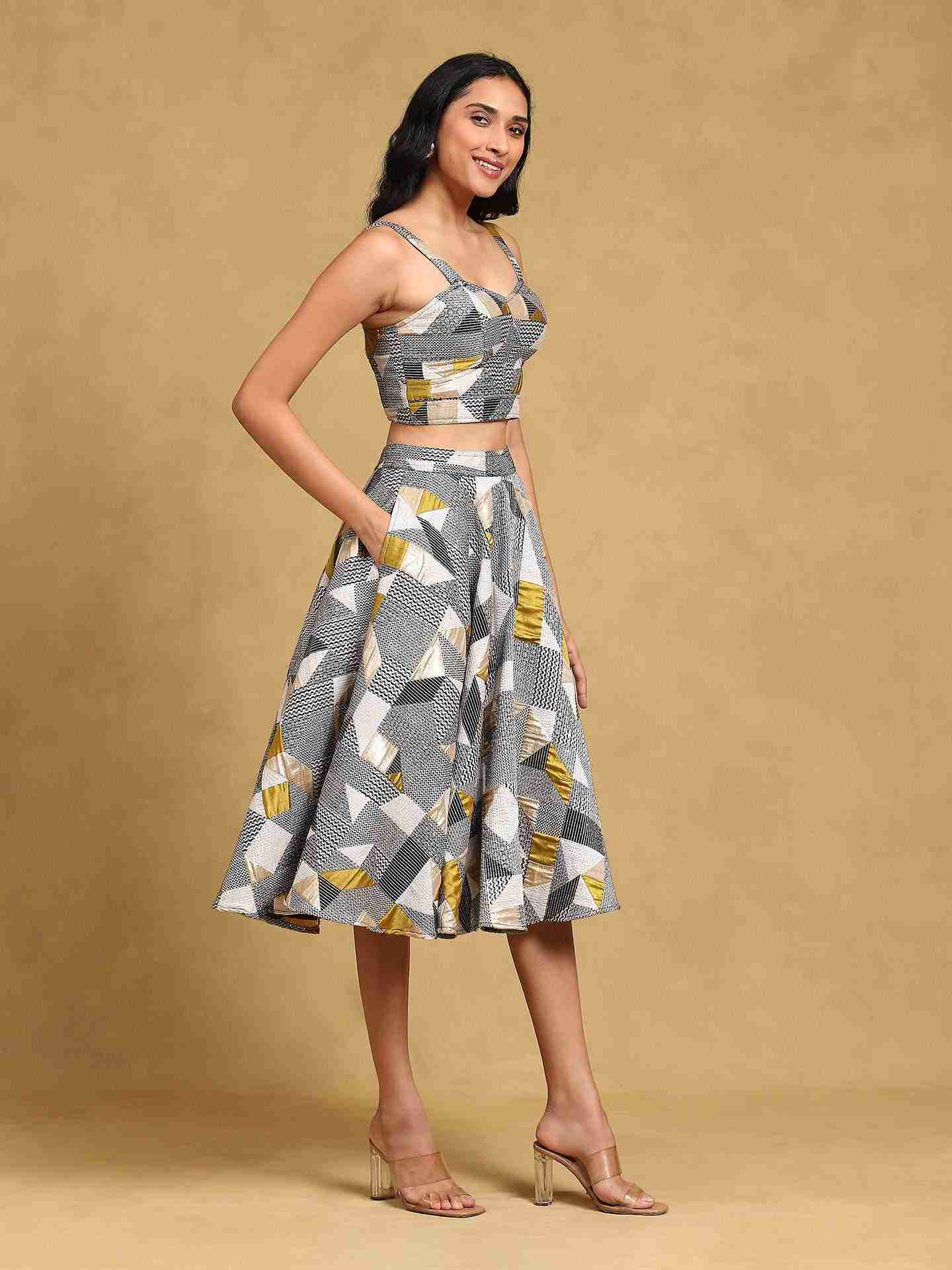 Silver Amber Co-Ord Set