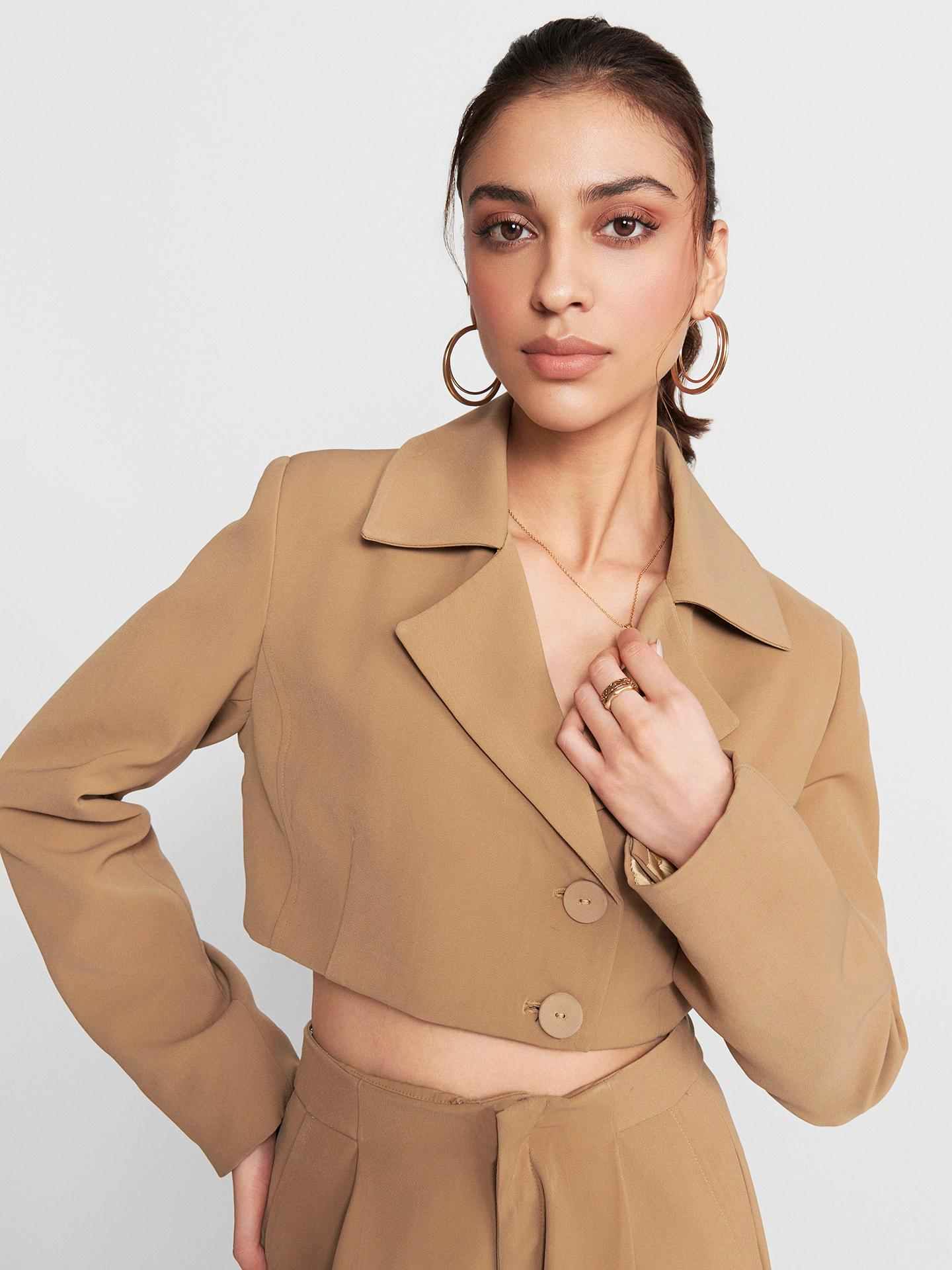 Beige Emberly Co-Ord Set