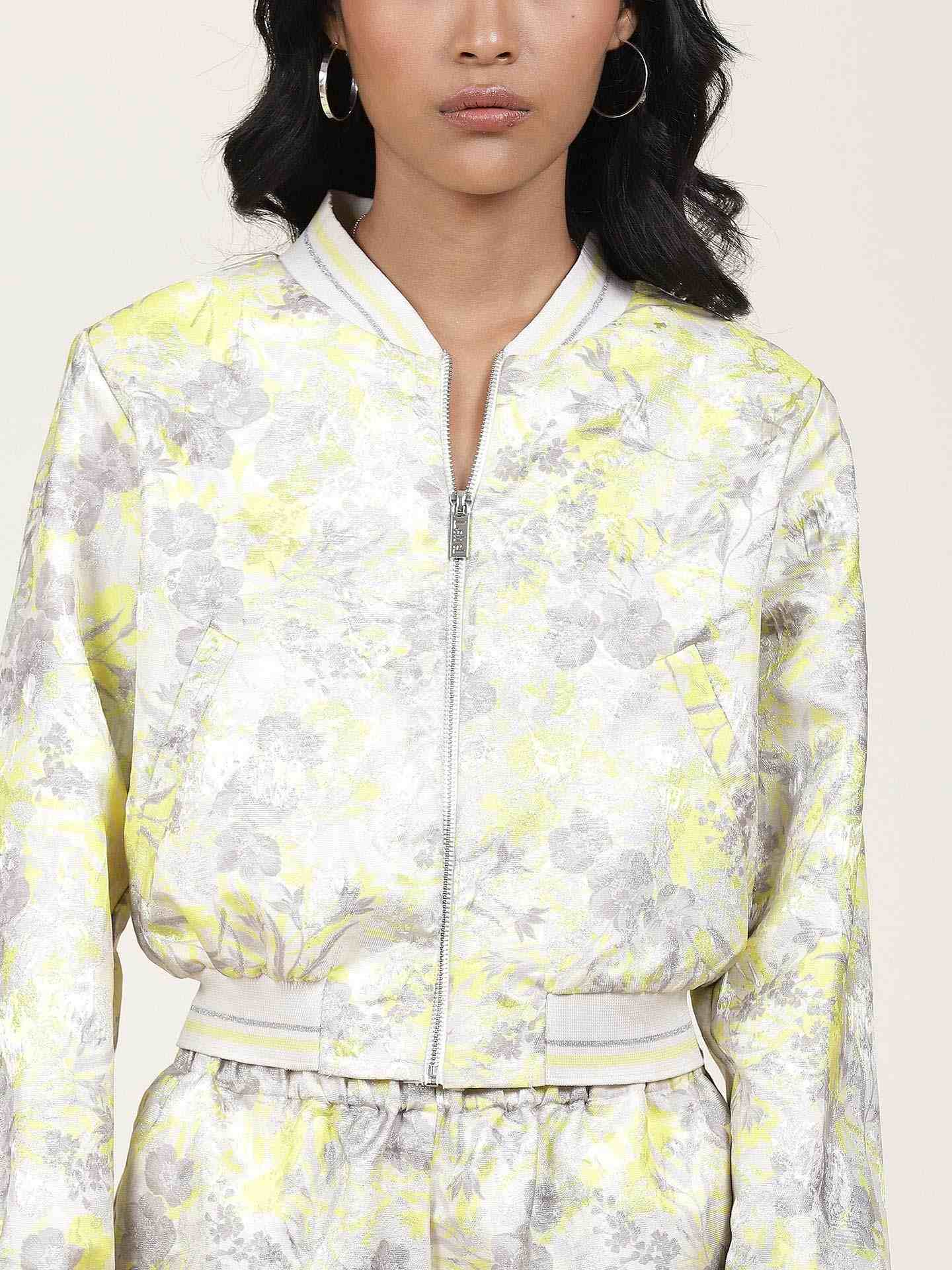 Yellow Mishka Jacquard Co-Ord Set