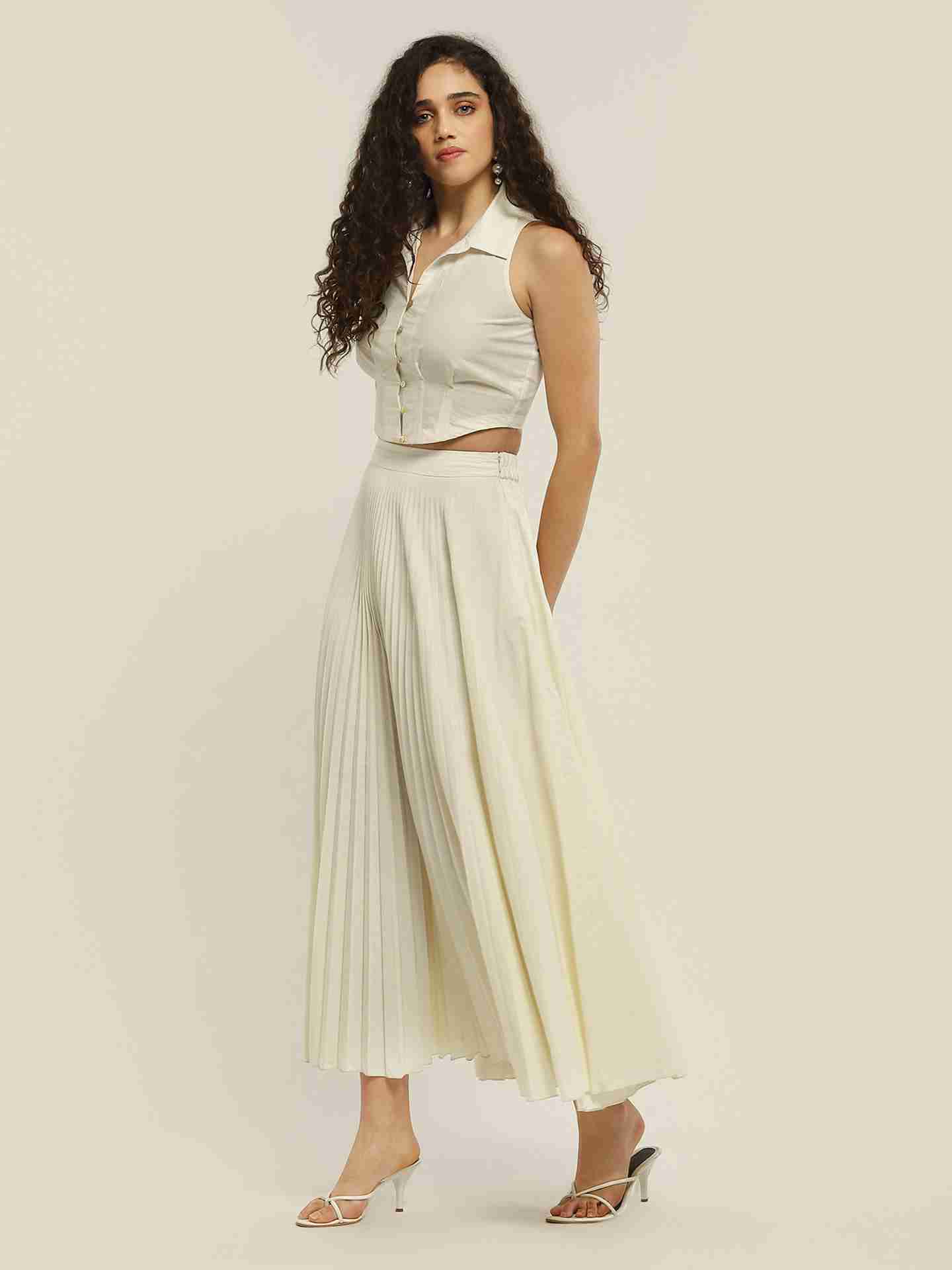 White Dorena Co-Ord Set