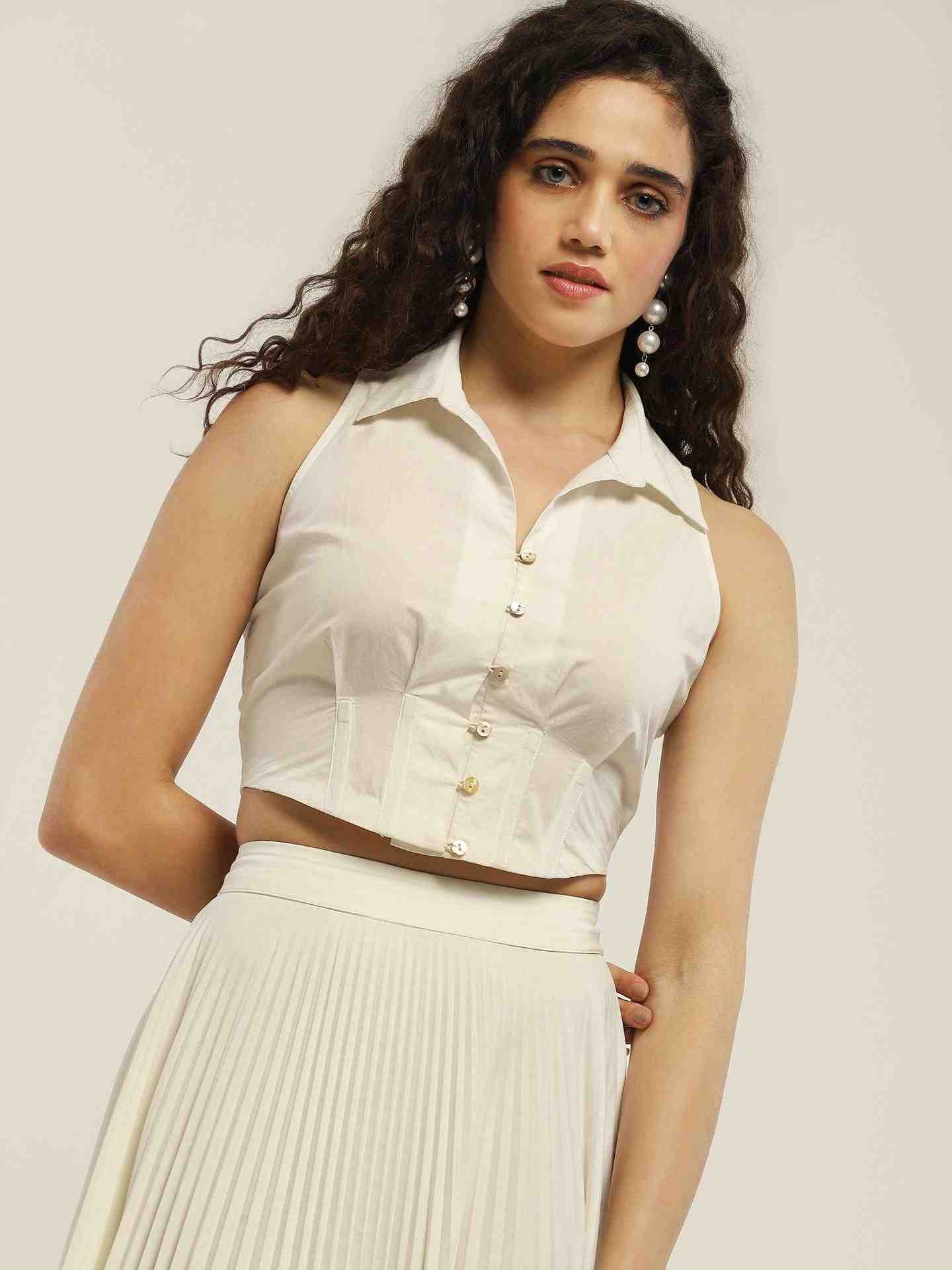 White Dorena Co-Ord Set