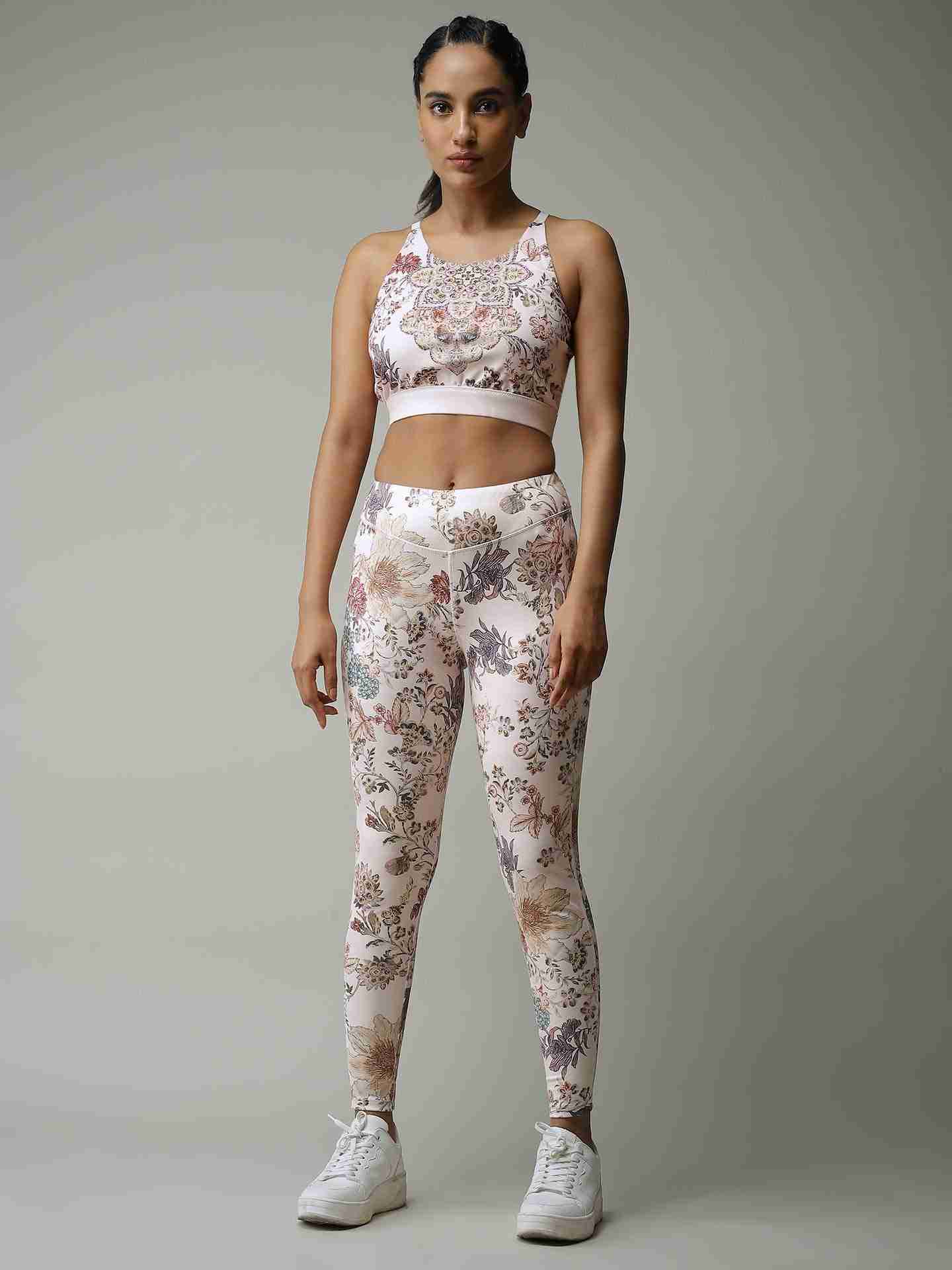 Ecru Basics Athleisure Paisley Co-Ord Set