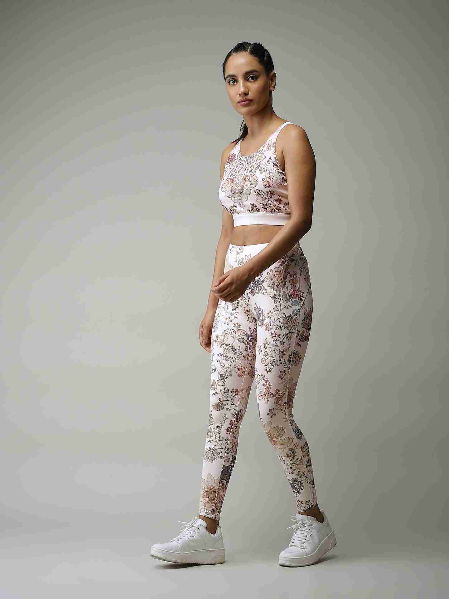 Ecru Basics Athleisure Paisley Co-Ord Set