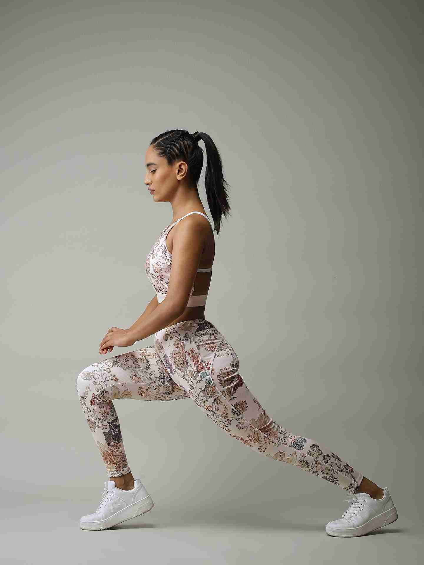 Ecru Basics Athleisure Paisley Co-Ord Set
