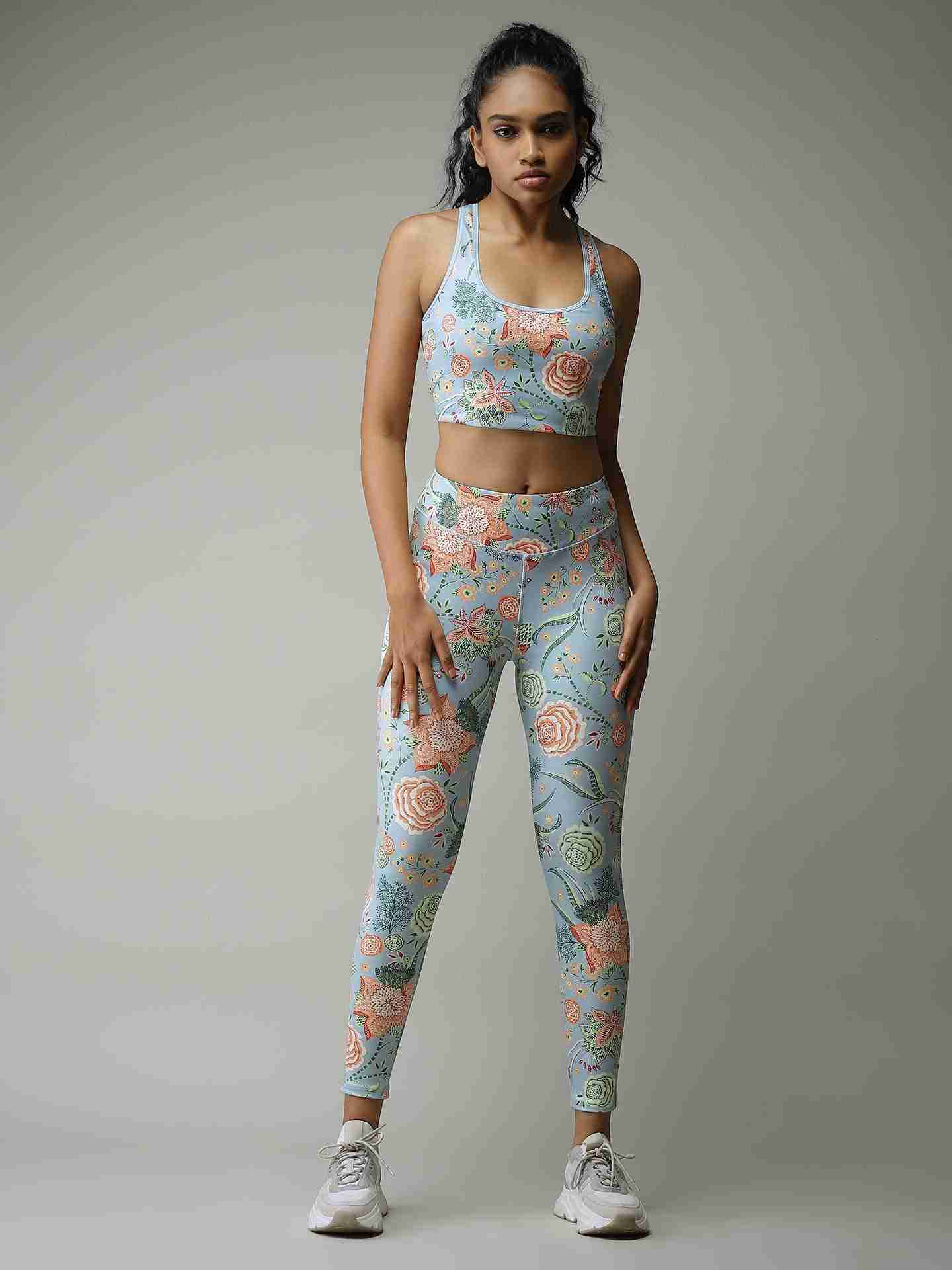 Mint Basics Athleisure Floral Co-Ord Set