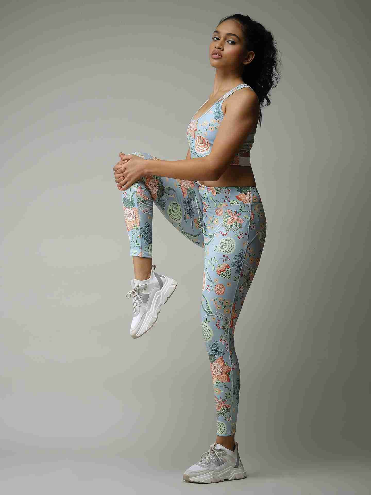 Mint Basics Athleisure Floral Co-Ord Set