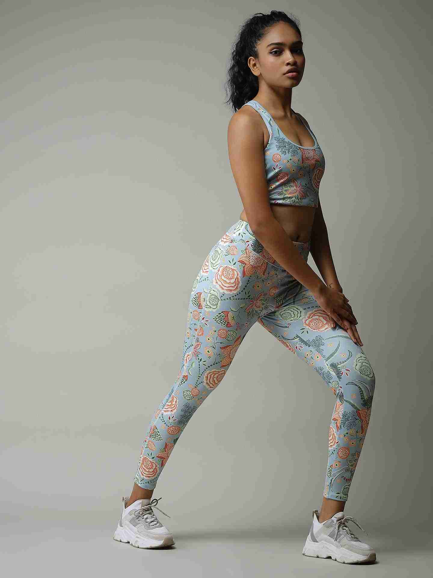 Mint Basics Athleisure Floral Co-Ord Set