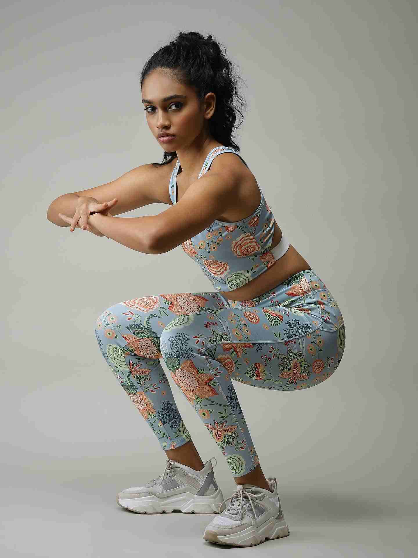 Mint Basics Athleisure Floral Co-Ord Set
