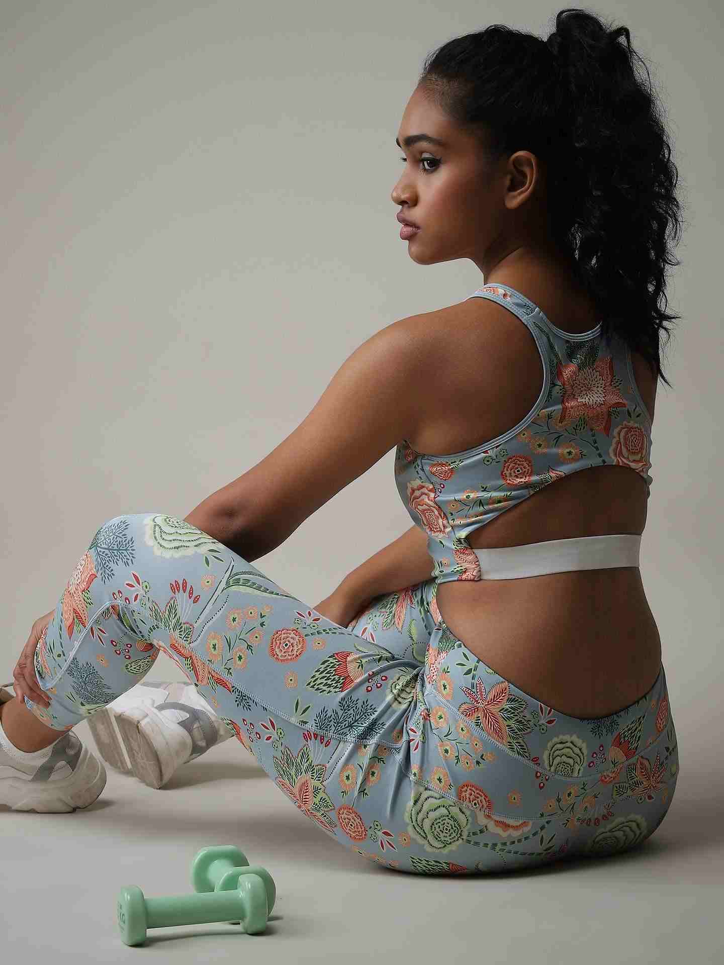 Mint Basics Athleisure Floral Co-Ord Set
