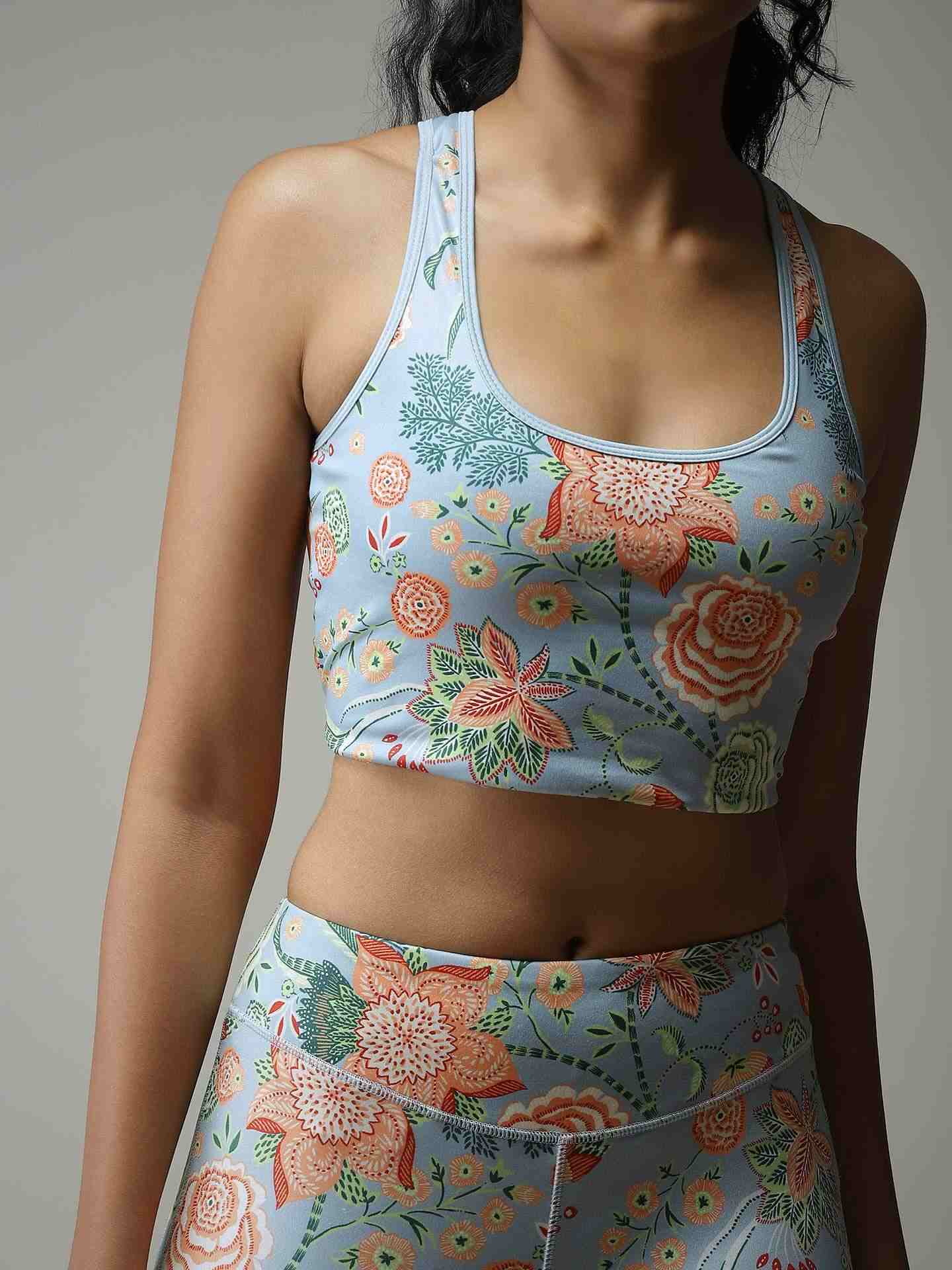 Mint Basics Athleisure Floral Co-Ord Set