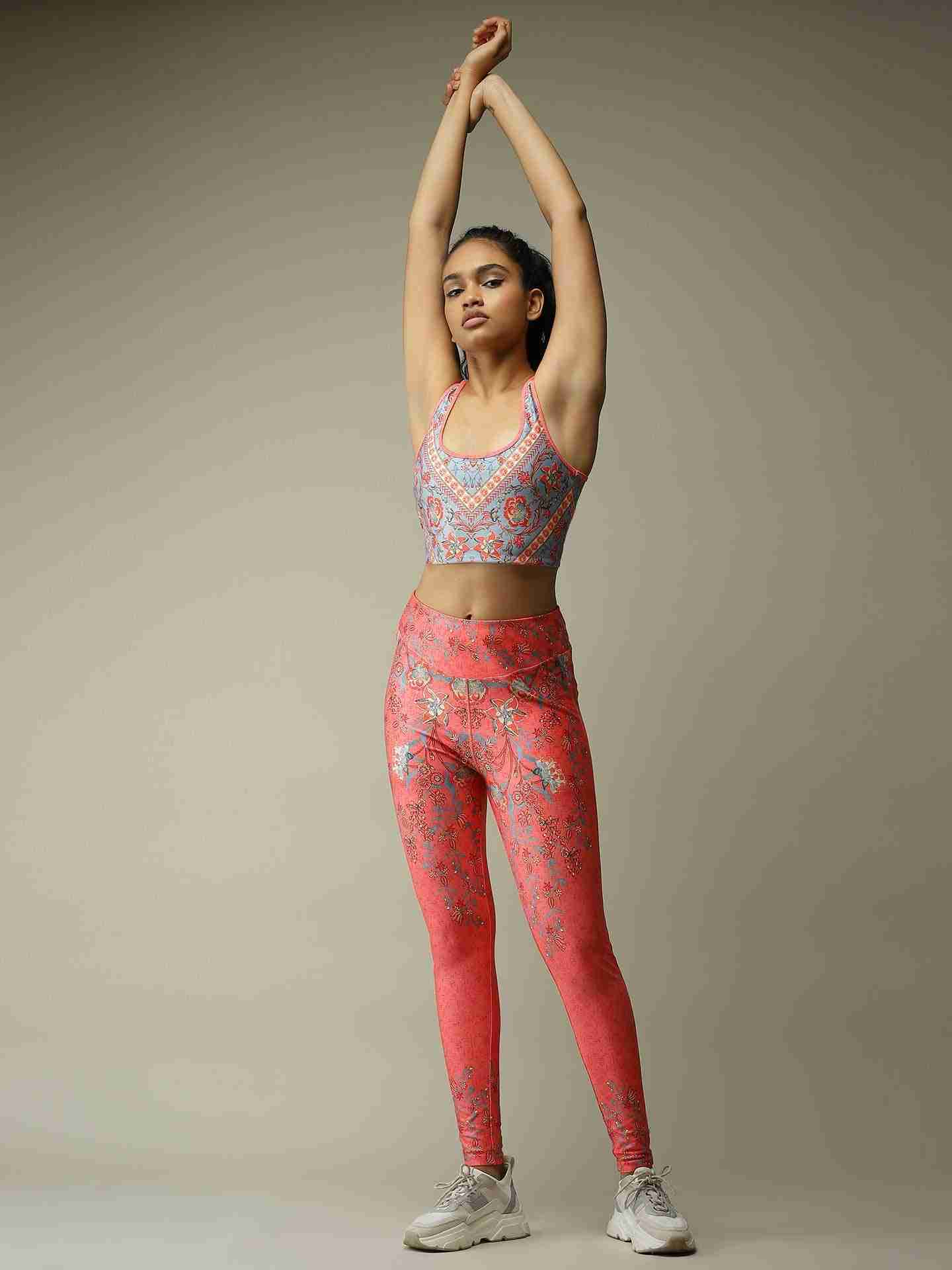 Red Basics Athleisure Co-Ord Set