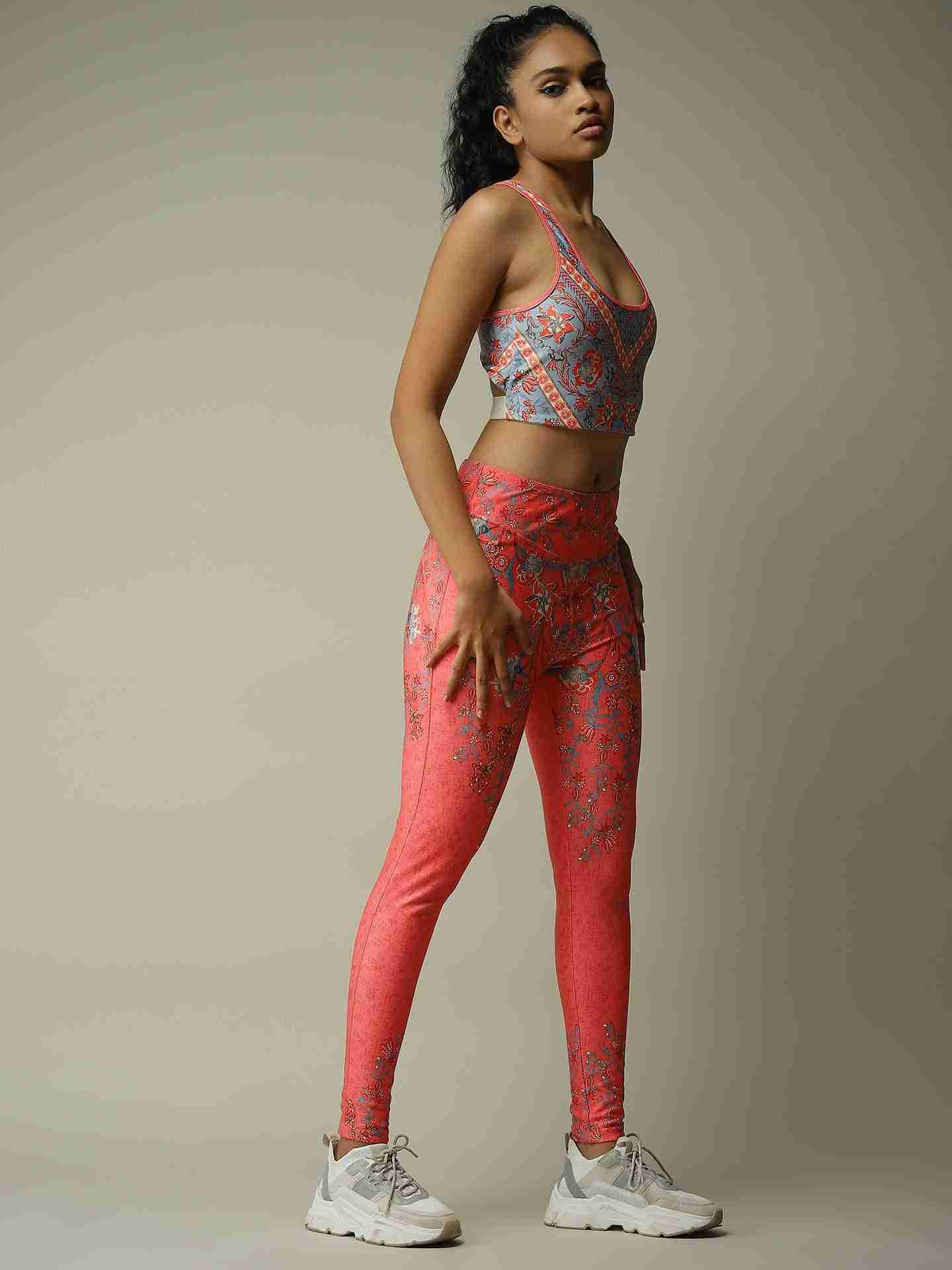 Red Basics Athleisure Co-Ord Set