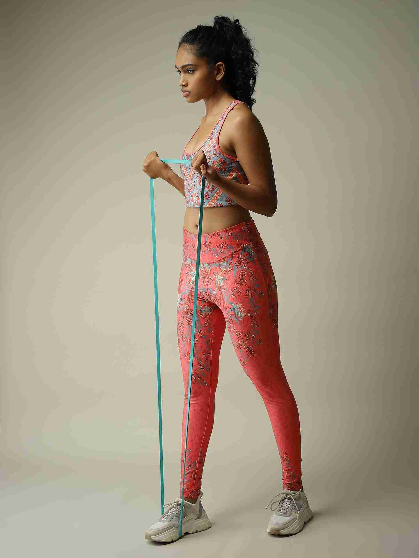 Red Basics Athleisure Co-Ord Set