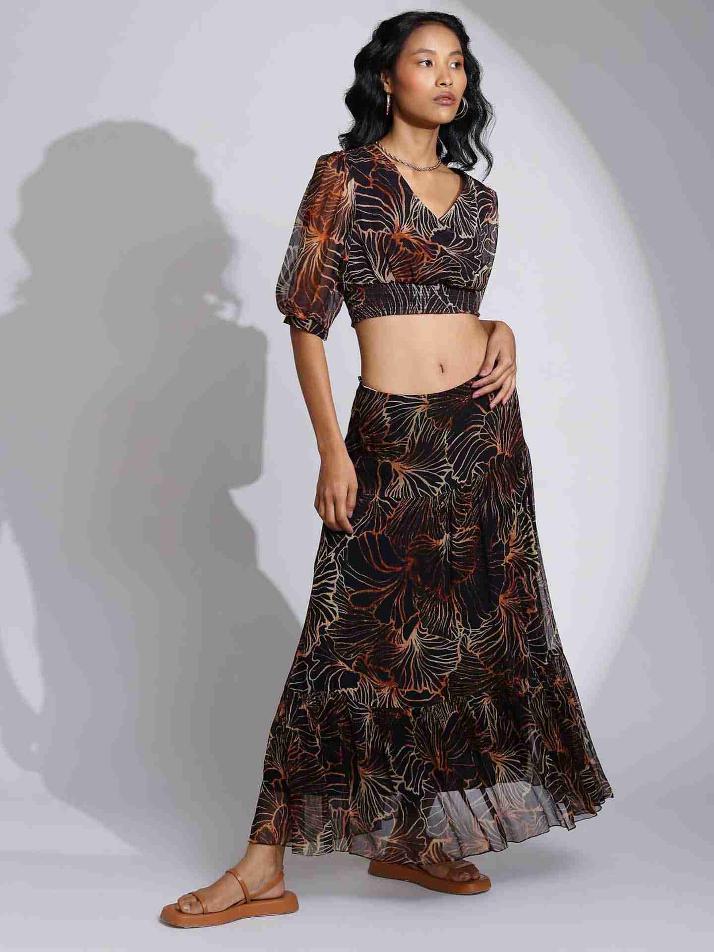 Black Vivienne Co-Ord Set